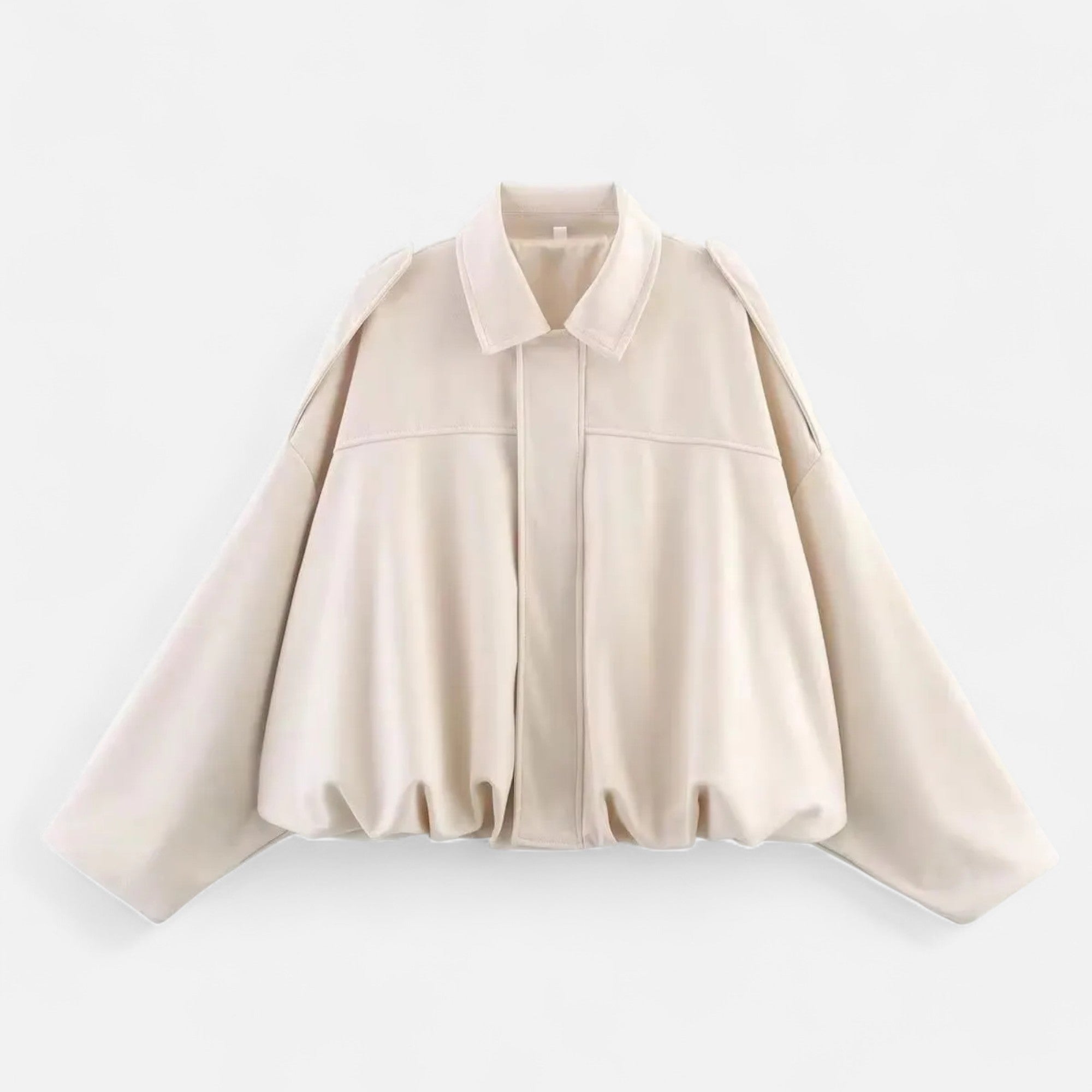 Eliaro Moda | Chaqueta de Gamuza Clásica Mujer con Solapa