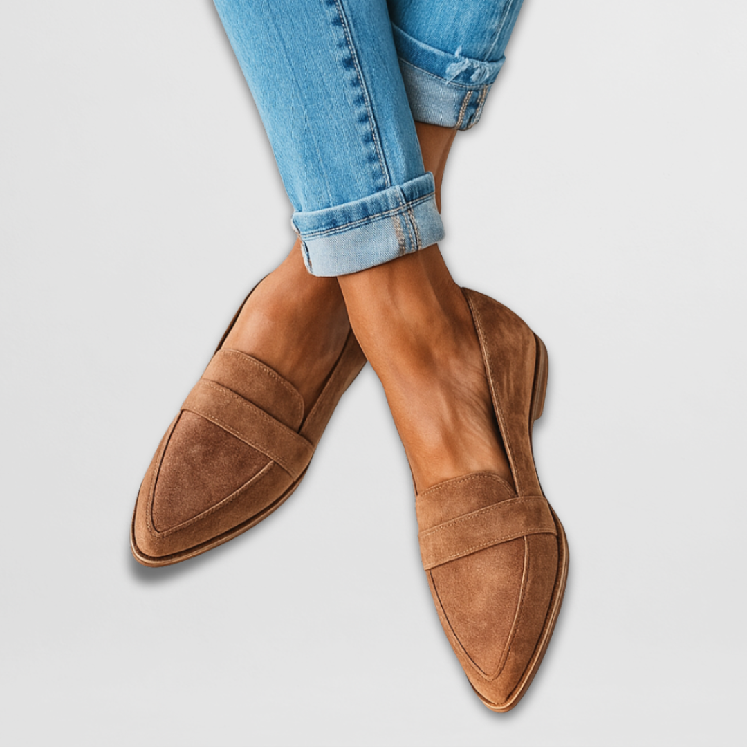 Zapatos de Tacón de Aguja con Punta Fina y Acabado en Terciopelo para Mujer
