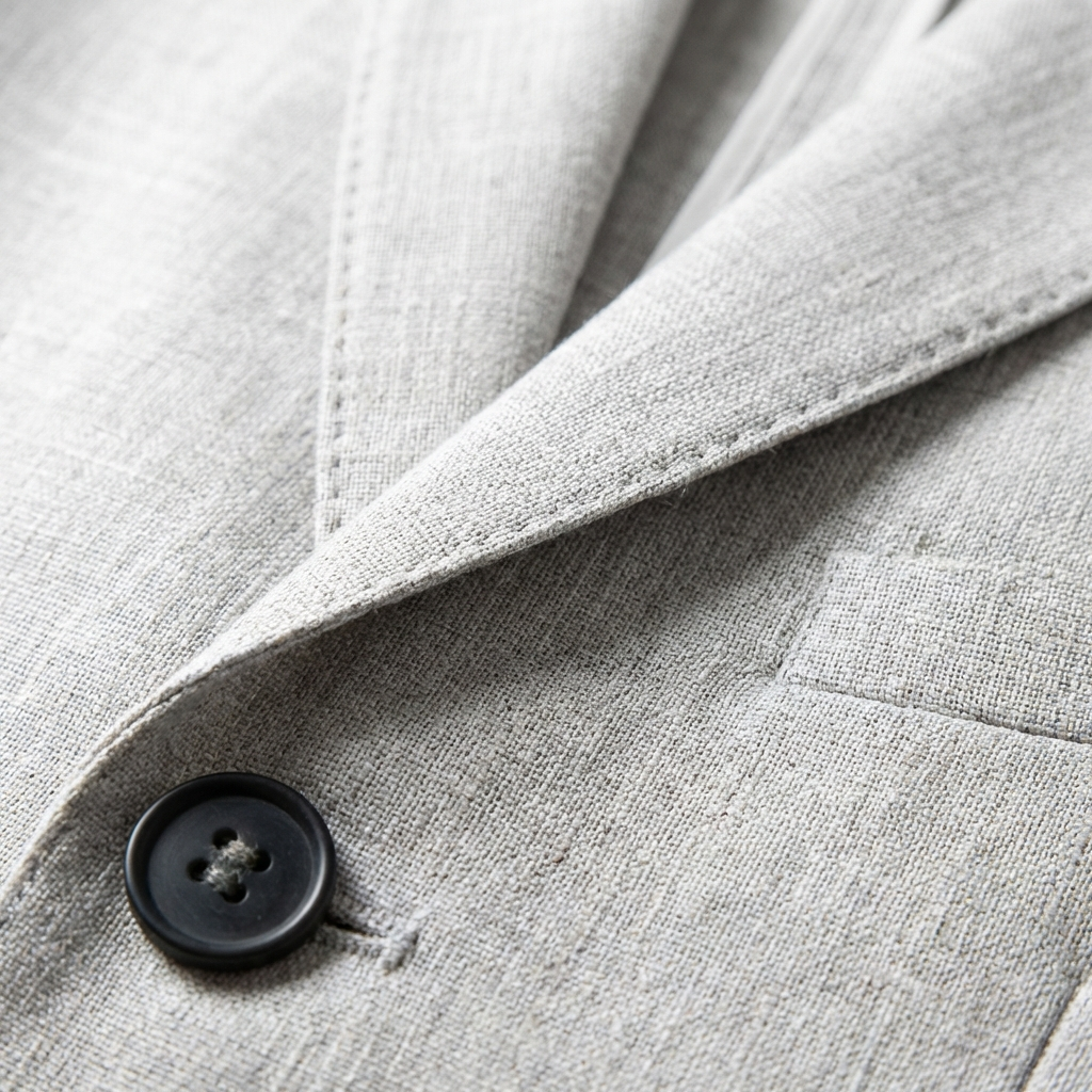 Men's linen suit — Slim fit tailored cut for weddings
