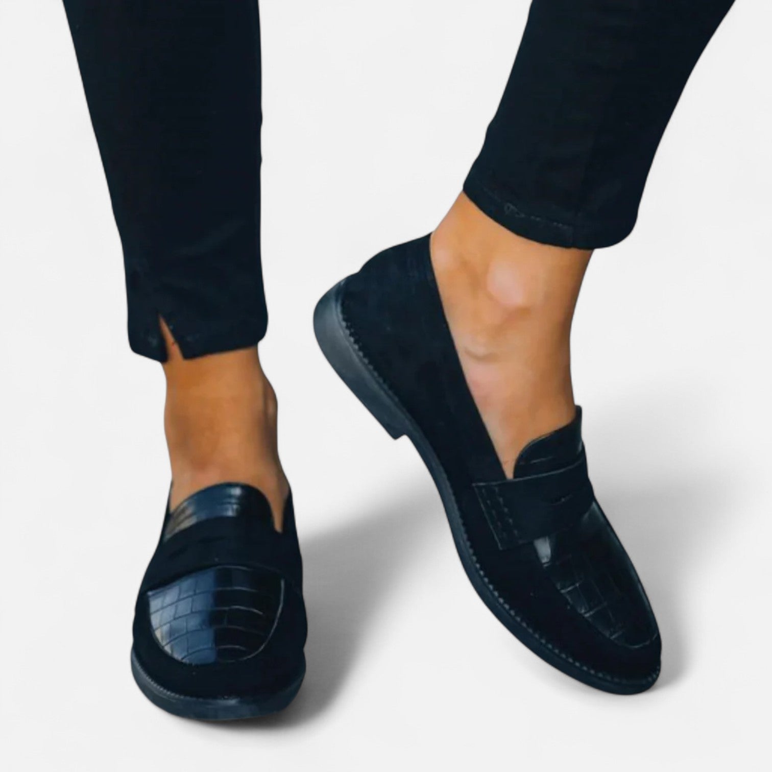 Women's moccasins — leather with flexible sole — daily wear