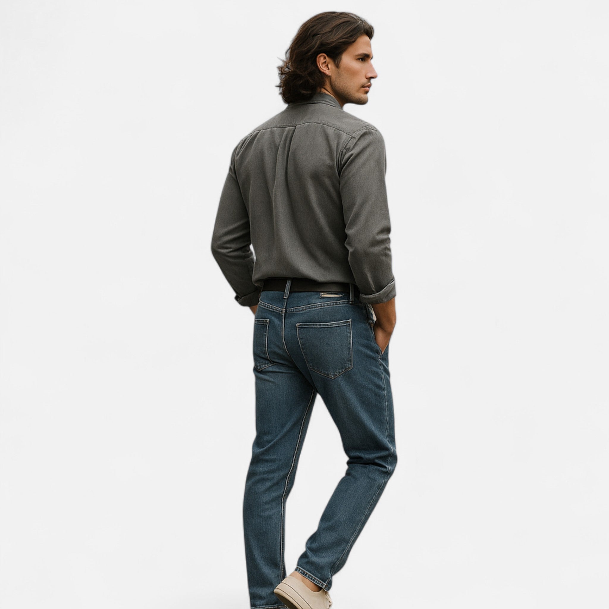 Eliaro Moda | Chemise Denim Homme Coton Premium Style Classique