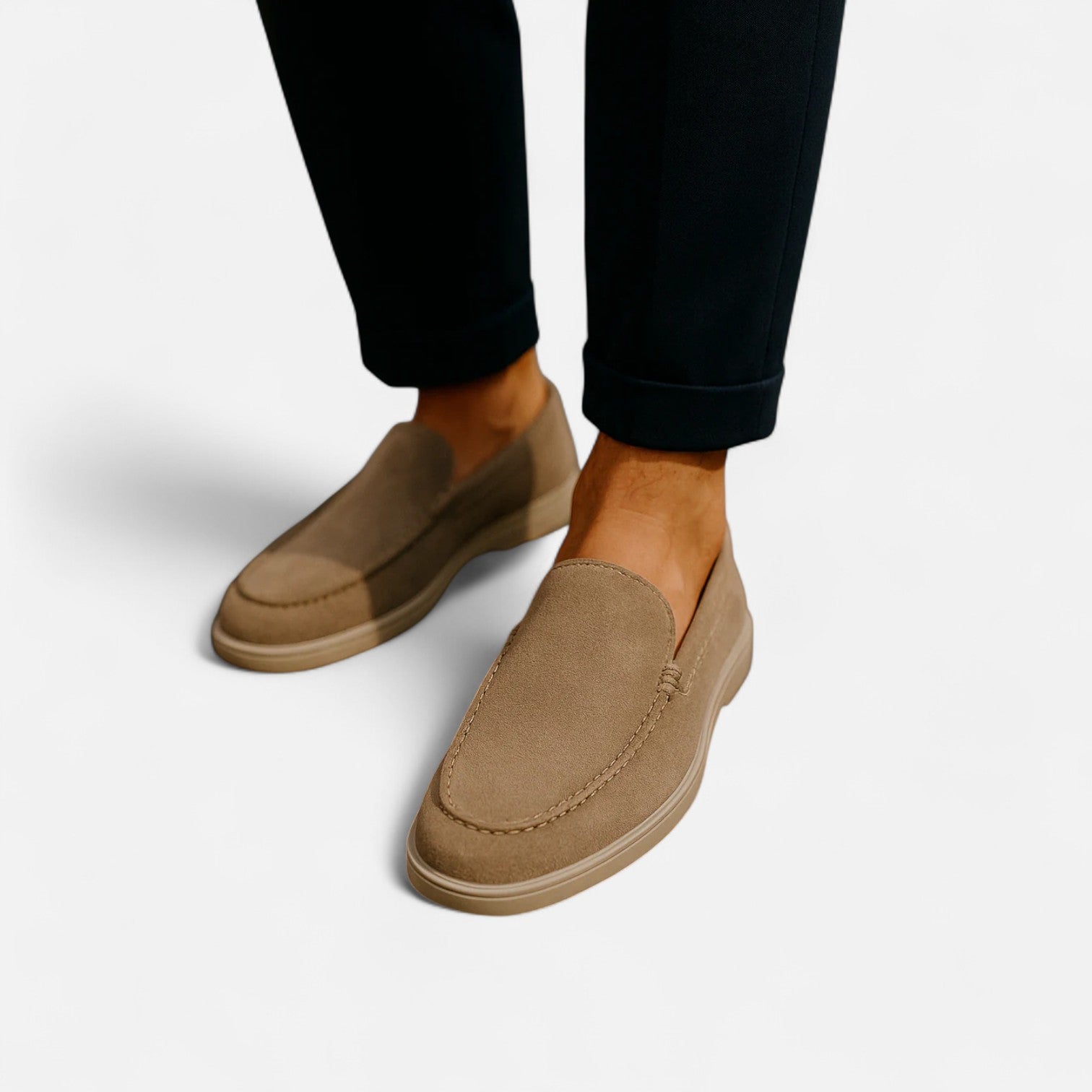 Eliaro Moda | Men's Suede Loafers – Classic and Comfortable, Timeless Elegance