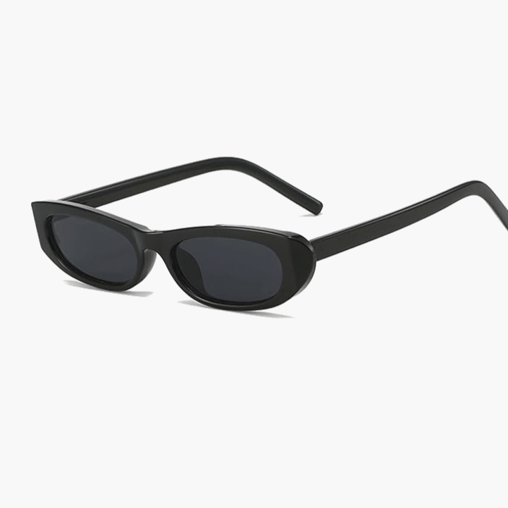 Small Frame Vintage Style Oval Sunglasses for Women