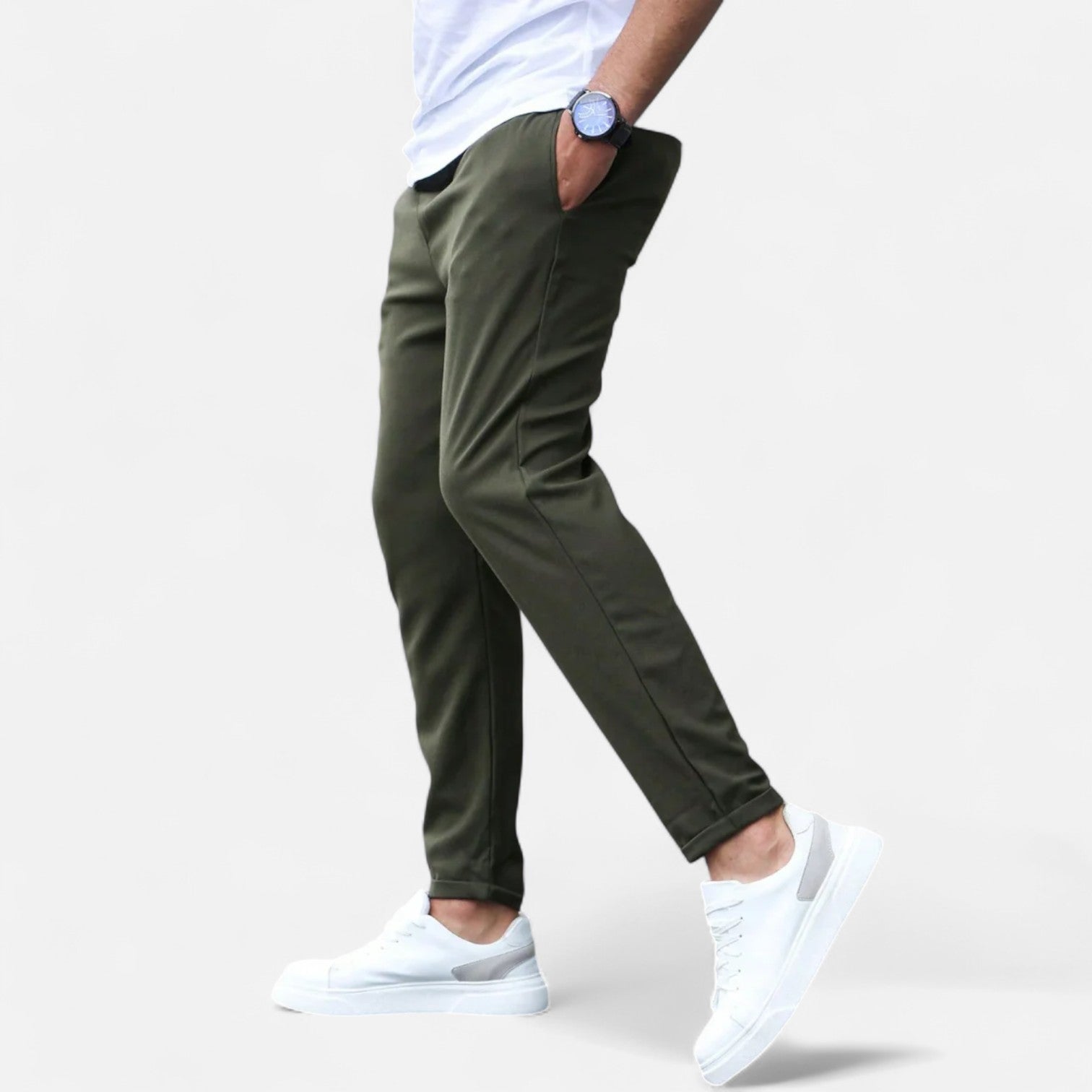 Eliaro Moda | Pánské elastické kalhoty – Dynamické pohodlí, sofistikovaný styl