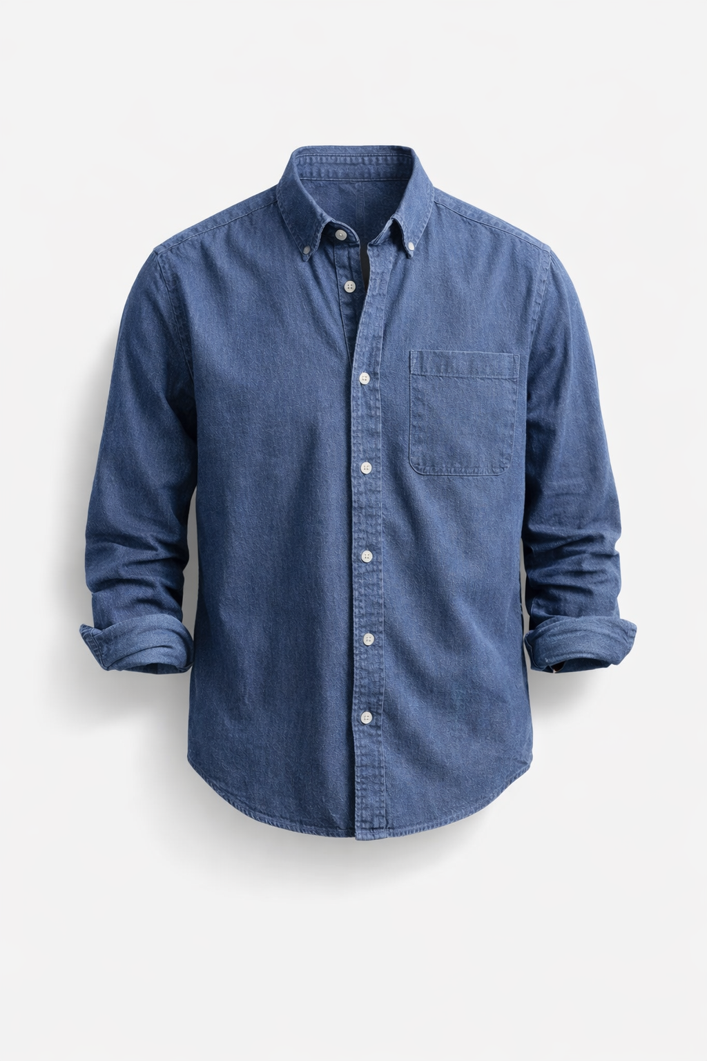 Camicia casual da uomo a manica lunga