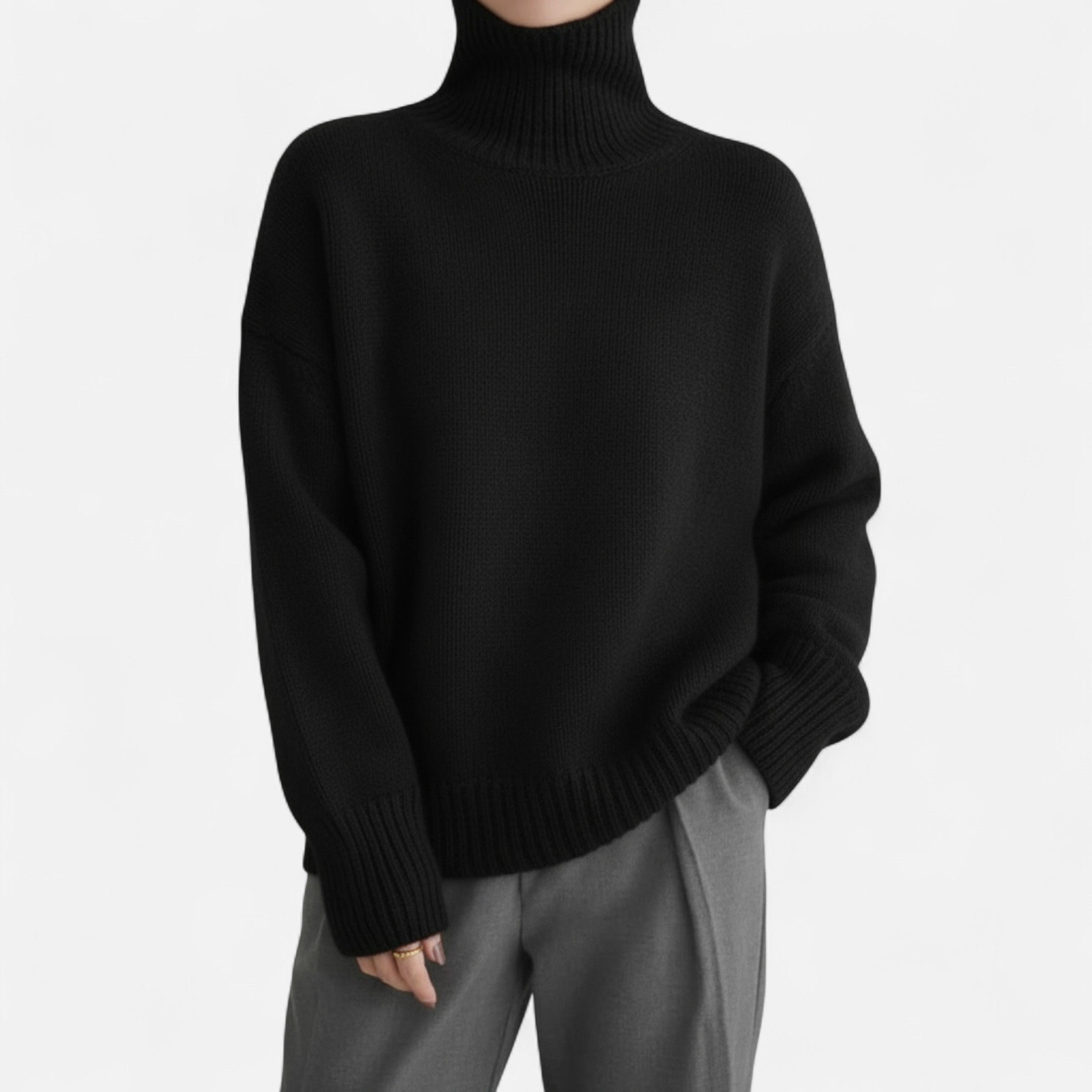 Eliaro Moda | Pull Femme Hiver Col Roulé Cachemire