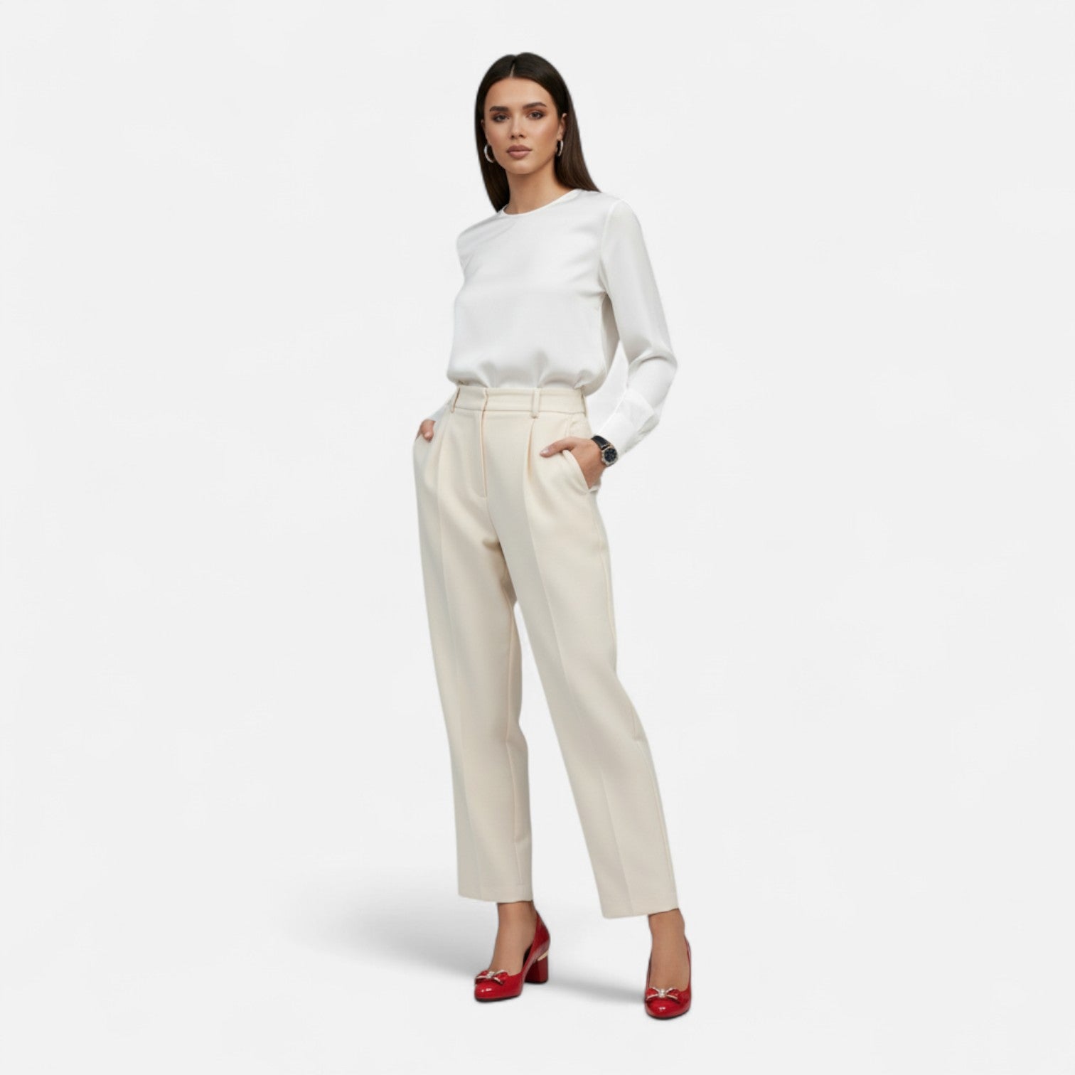 Eliaro Moda | Saltos Altos com Laço Cristal Mulher