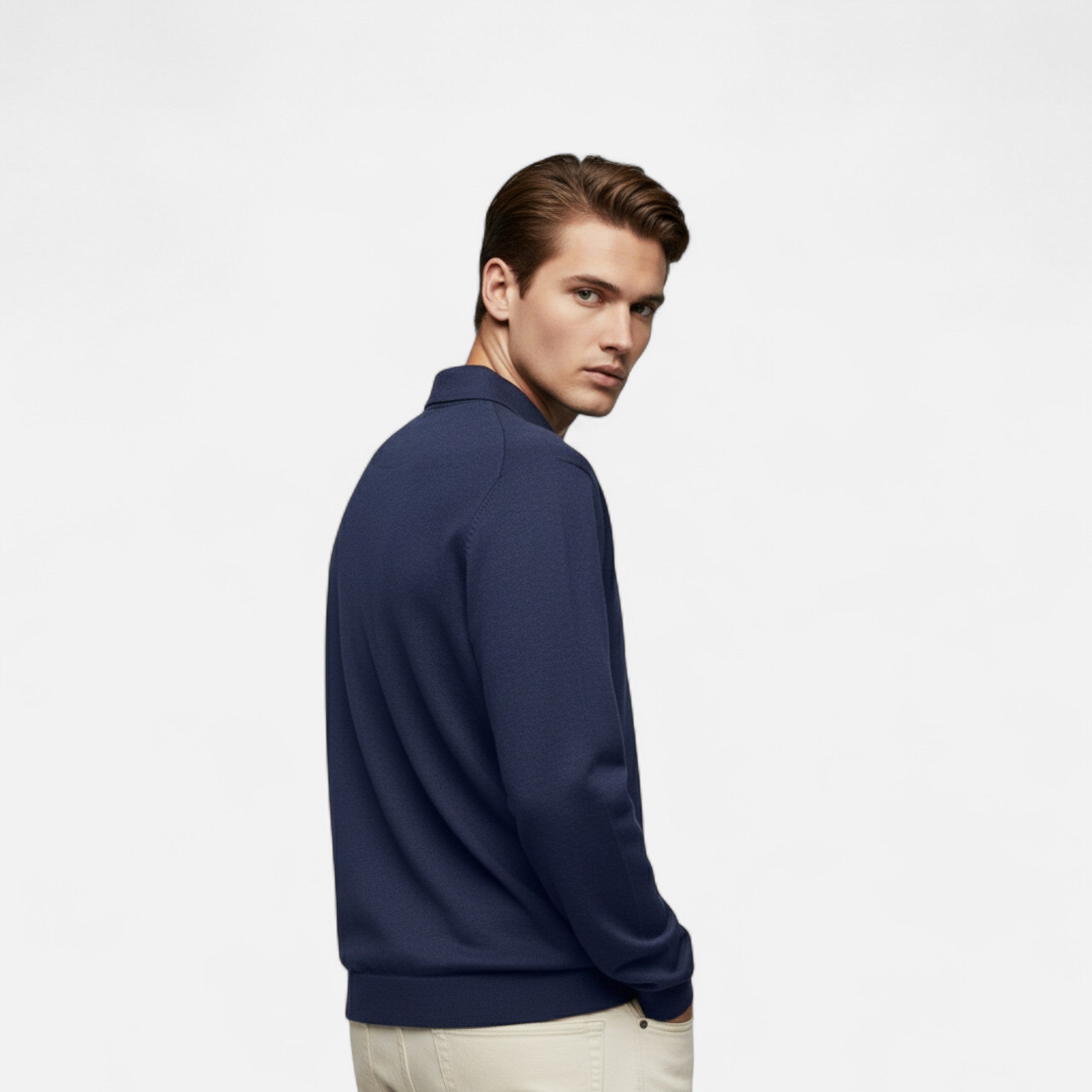 Eliaro Moda | Men's Winter Polo Shirt Casual Elegant Style