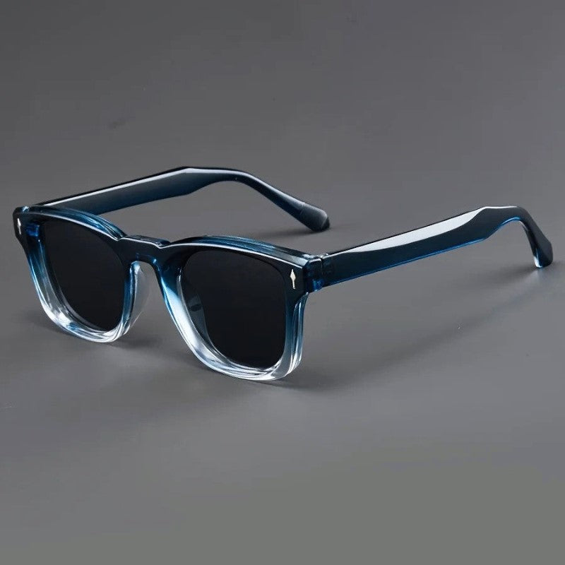Gafas de Sol Cuadradas de Montura Completa con Lentes Degradadas Unisex