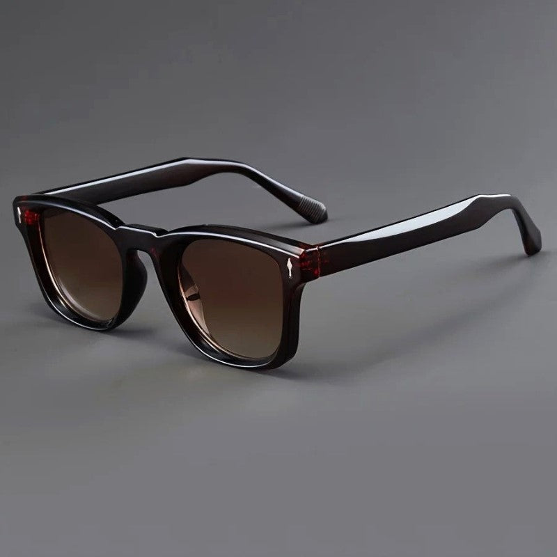 Gafas de Sol Cuadradas de Montura Completa con Lentes Degradadas Unisex