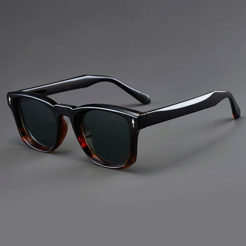 Gafas de Sol Cuadradas de Montura Completa con Lentes Degradadas Unisex