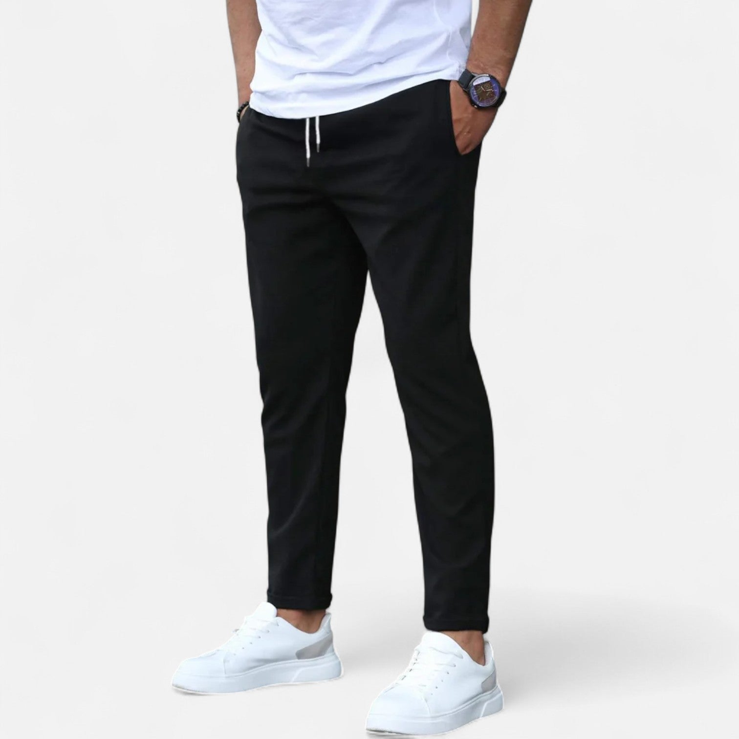 Eliaro Moda | Pánské elastické kalhoty – Dynamické pohodlí, sofistikovaný styl