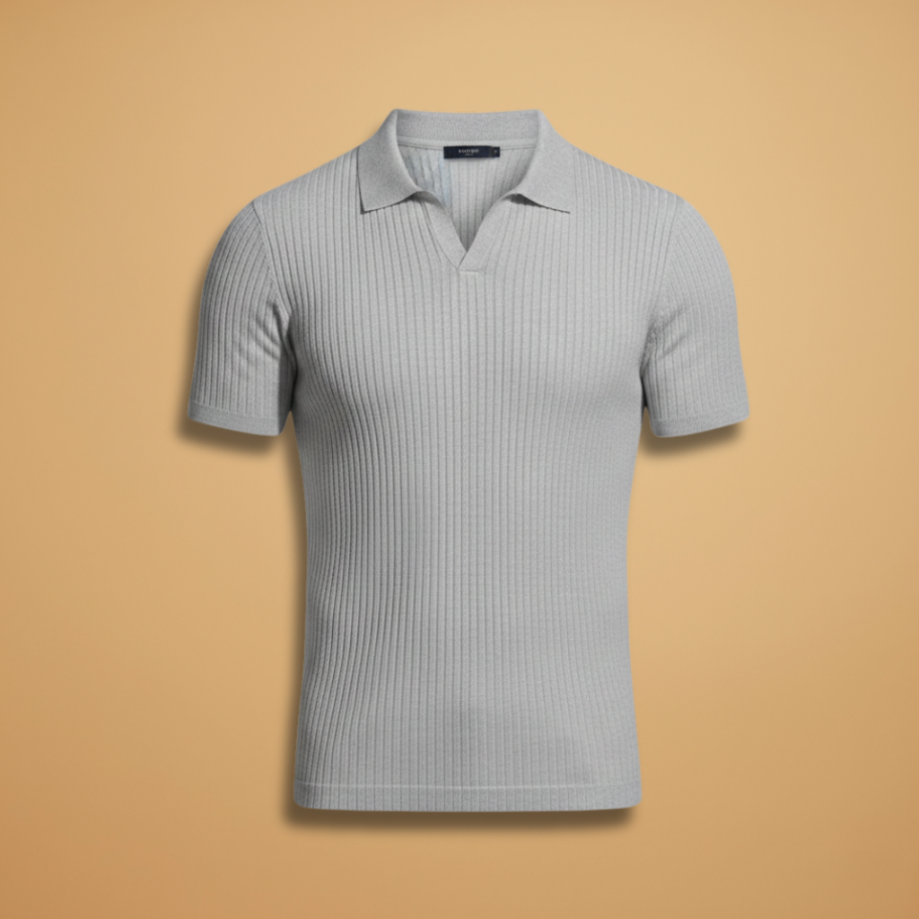 Polo de punto hombre | camiseta de corte slim para oficina