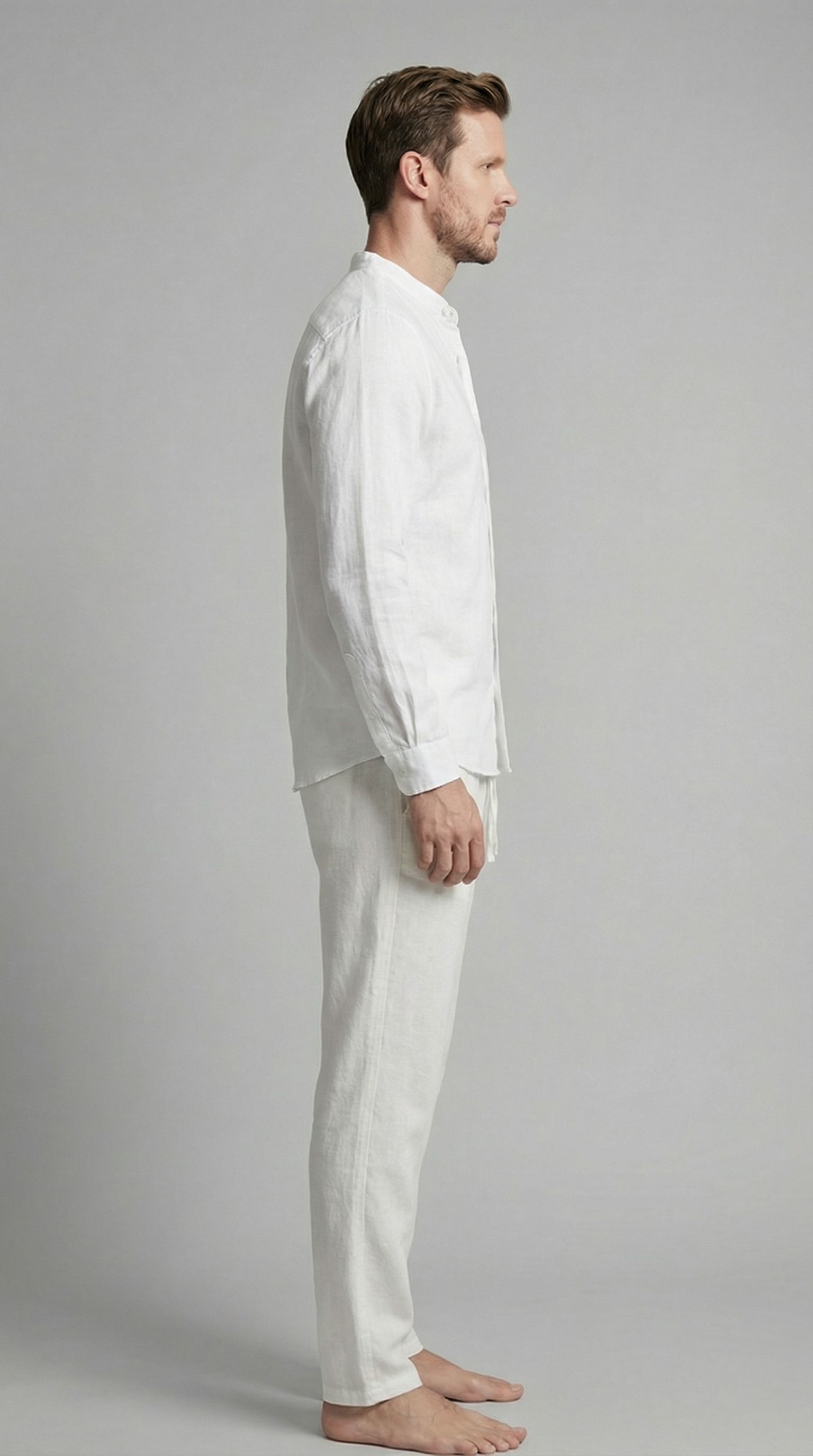 Men's linen set | two-piece slim fit set