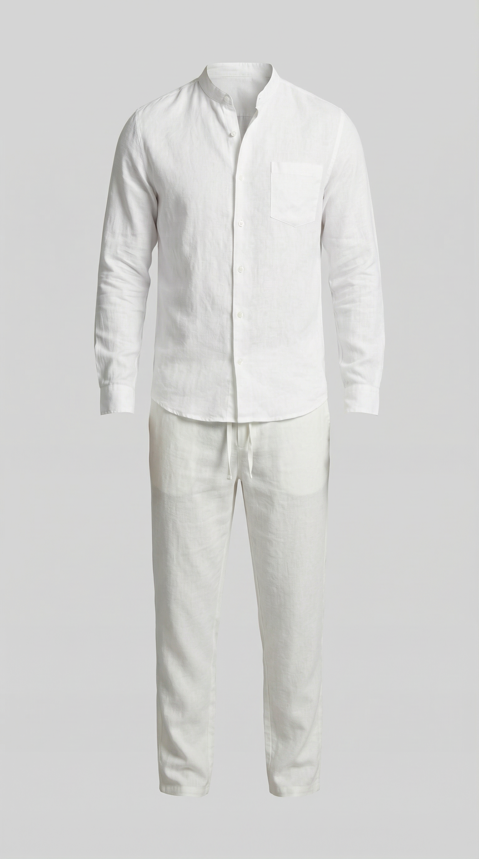Men's linen set | two-piece slim fit set