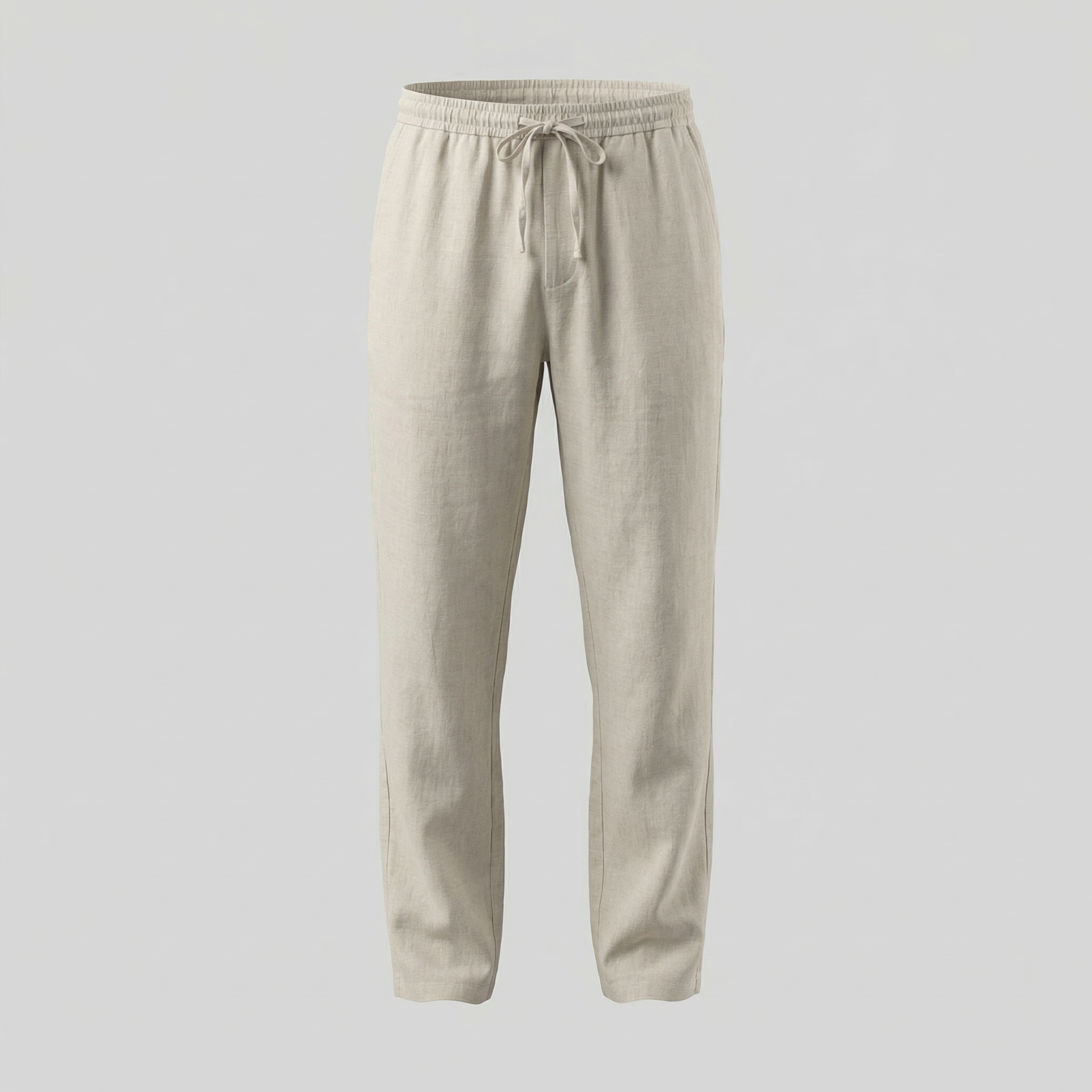 Pantalón lino hombre | ajuste entallado para playa