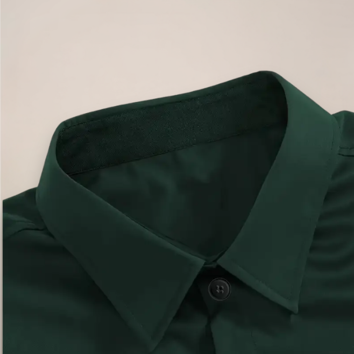 Camicia uomo a manica lunga — collo a revers — taglio regolare — ufficio