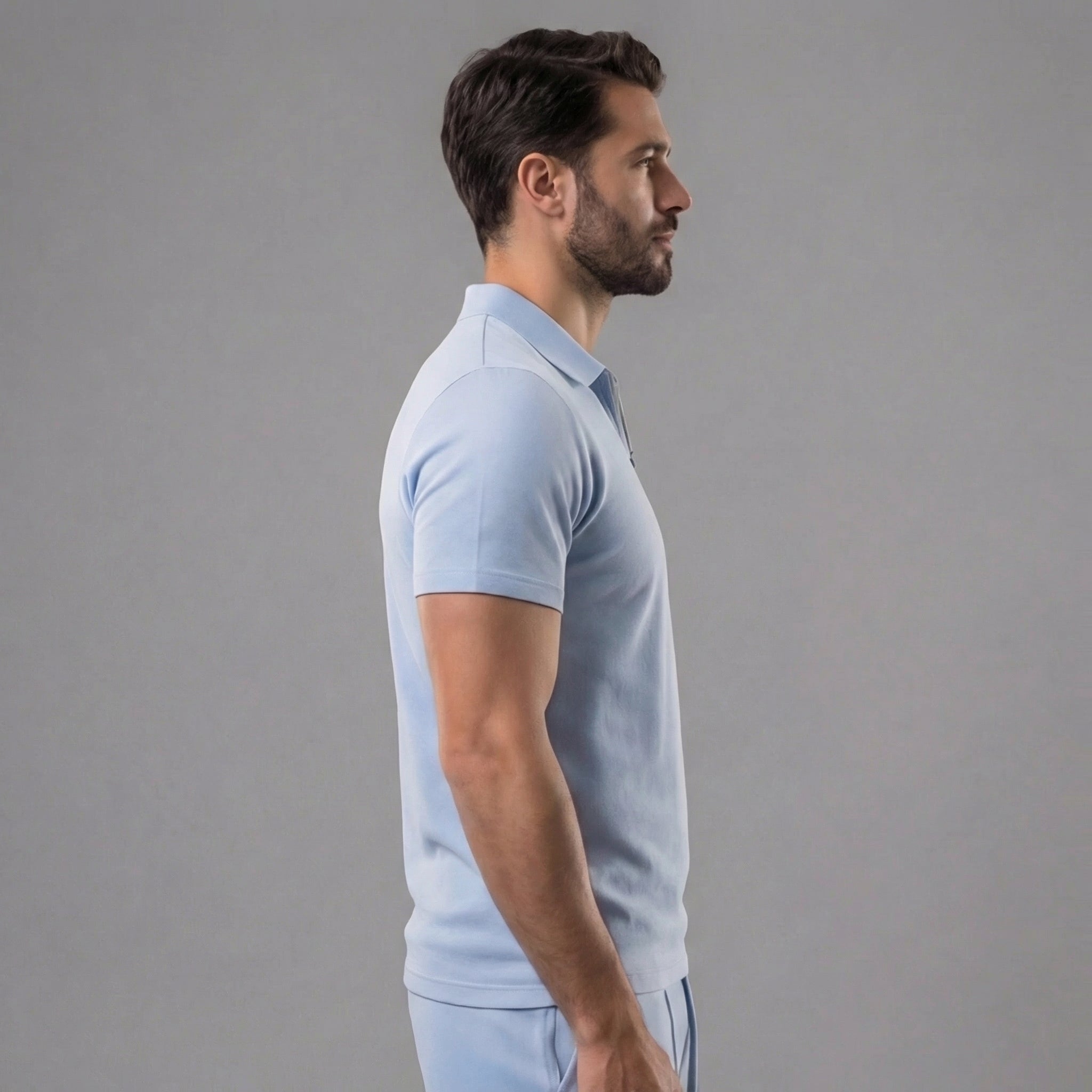 Ensemble polo et short homme | coton décontracté quotidien
