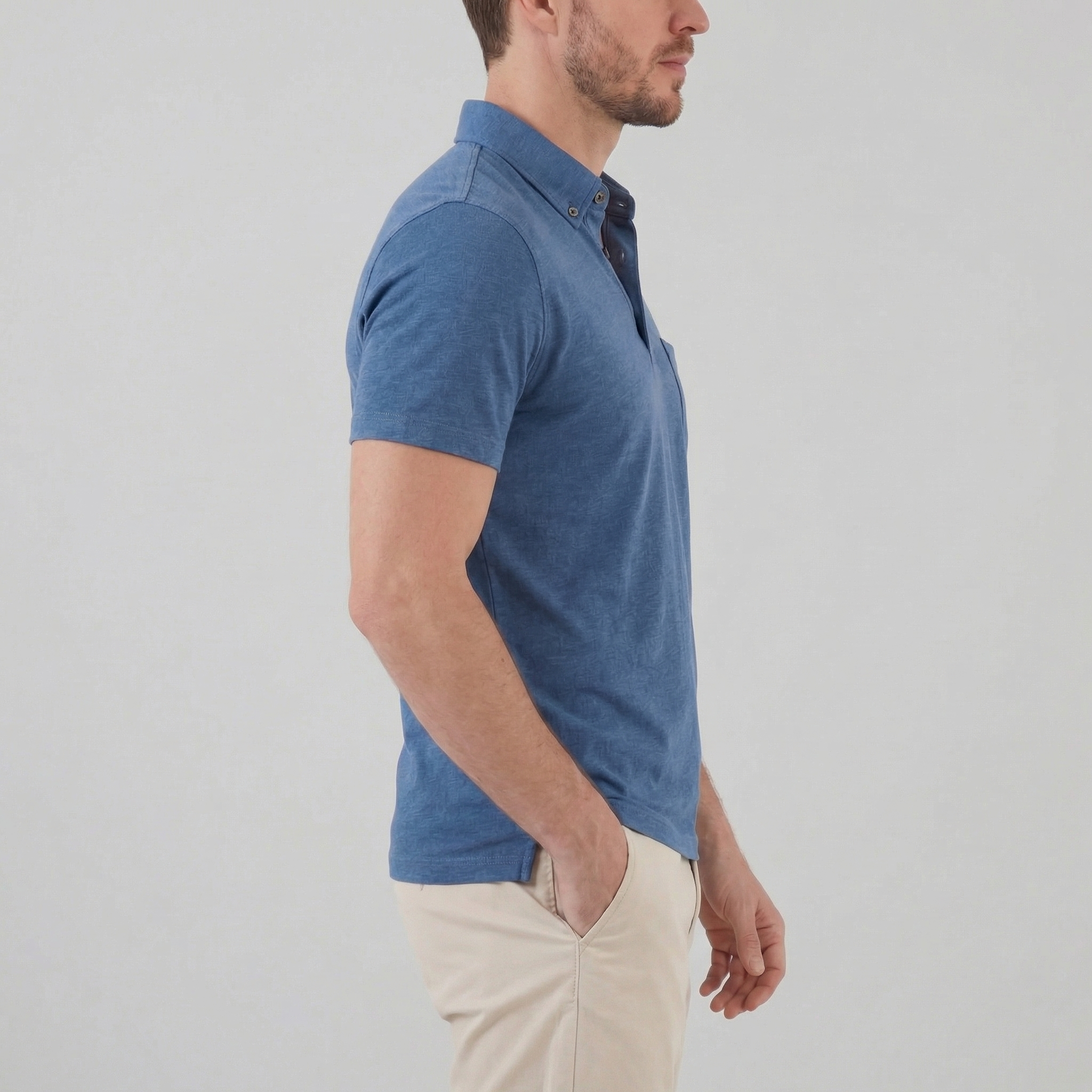 Men's short sleeve polo | relaxed summer t-shirt