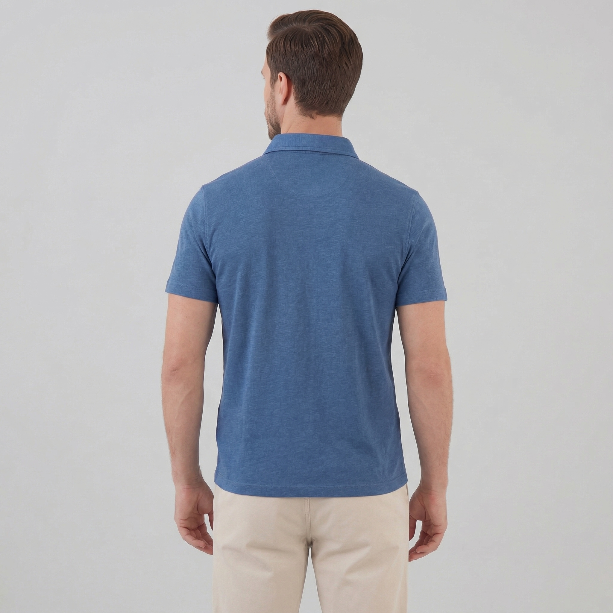 Men's short sleeve polo | relaxed summer t-shirt