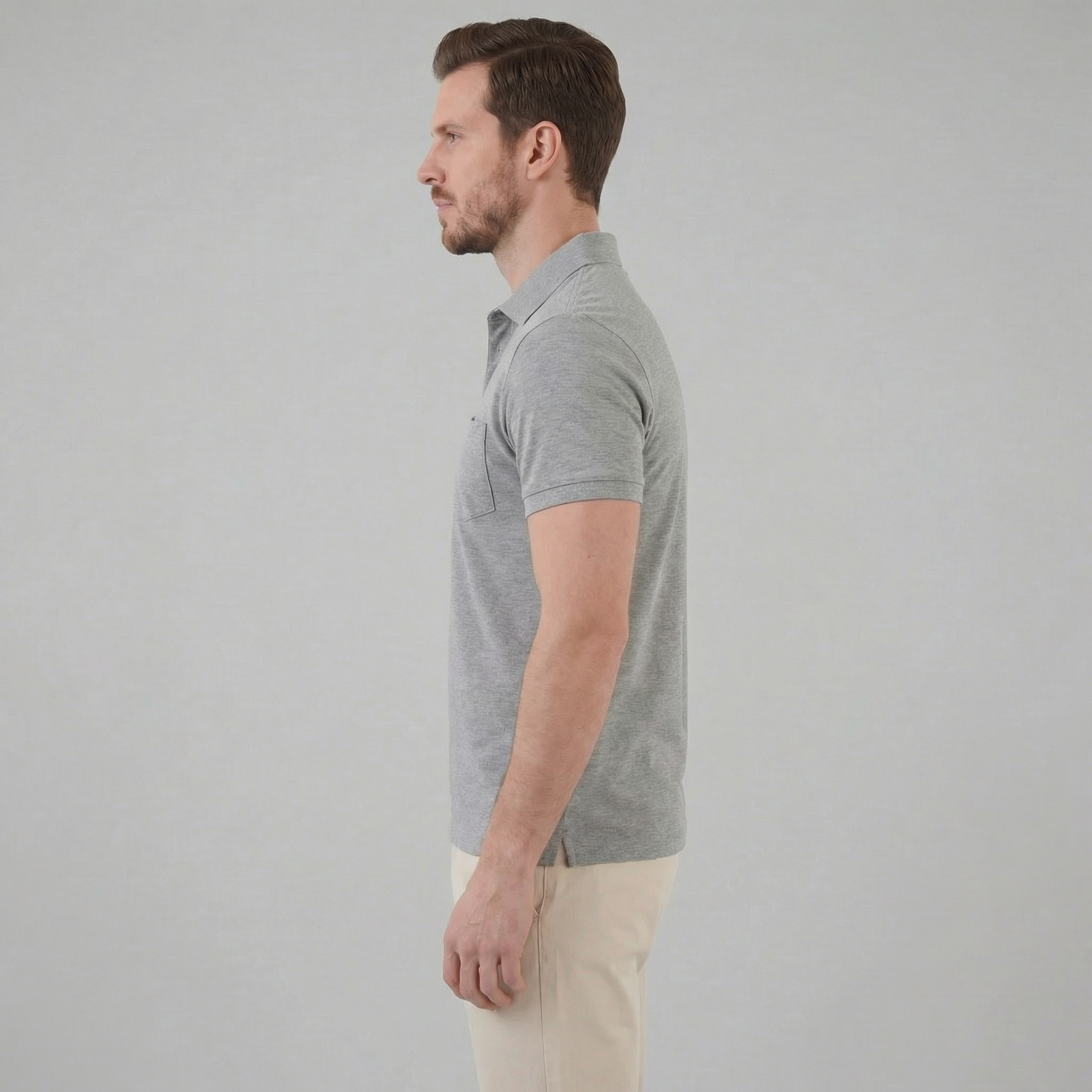 Men's short sleeve polo | relaxed summer t-shirt
