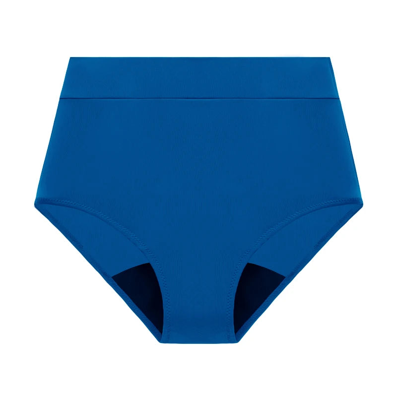 Maillot de bain menstruel pour femme à taille haute