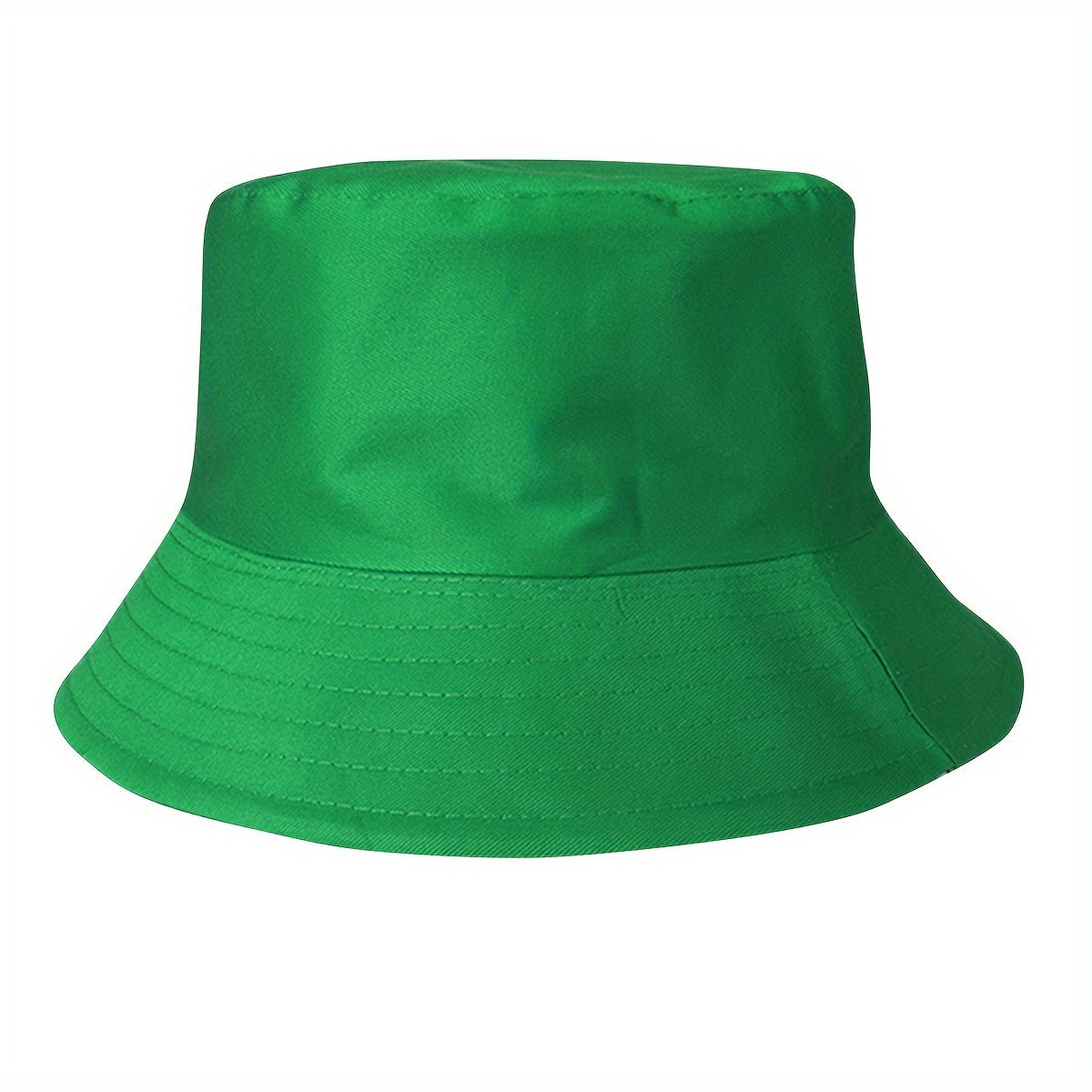 Gorro de pescador unisex - ala pespunteada rígida - estilo urbano casual