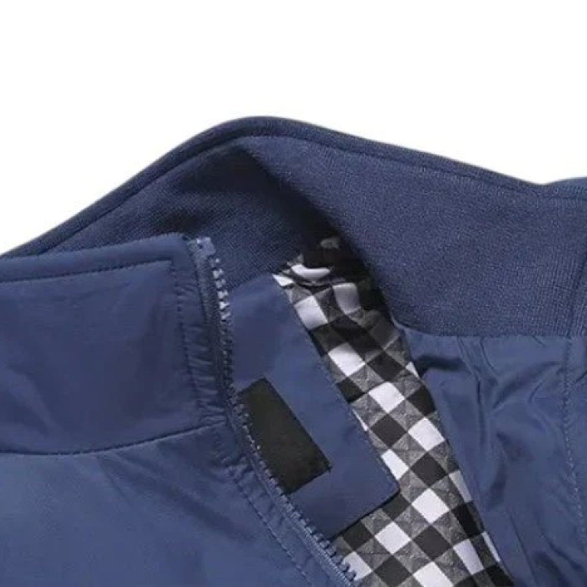 Veste bomber légère pour homme avec fermeture éclair et col montant
