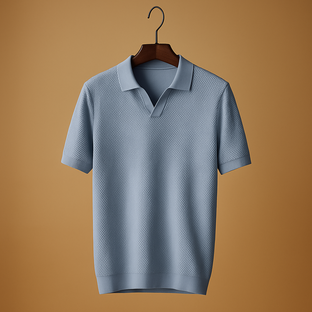 Men's Slim Fit Short Sleeve Polo Shirt