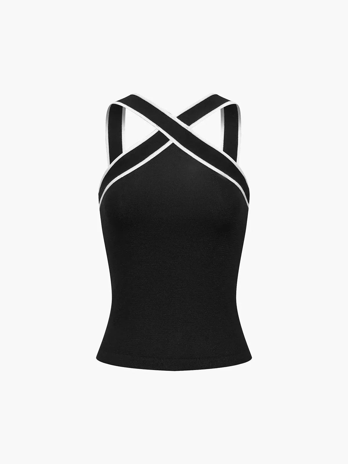 Top halter damă | bretele încrucișate pentru uz zilnic