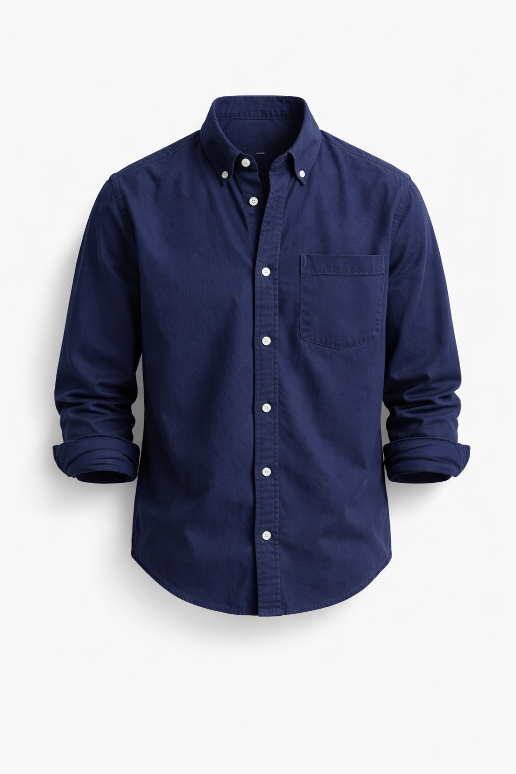 Camicia casual da uomo a manica lunga