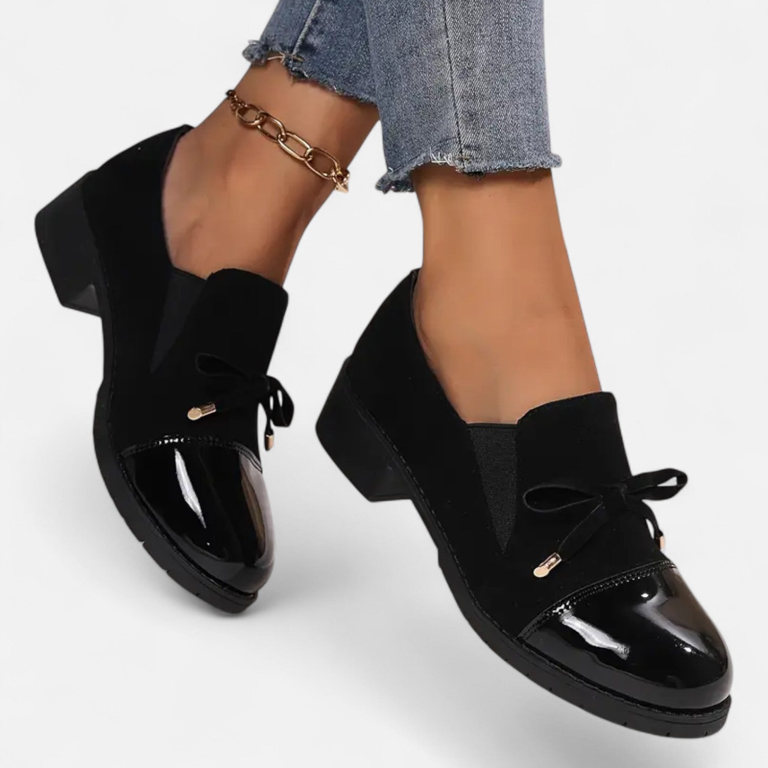 Eliaro Moda | Mocassins Rétro à Nœud Femme