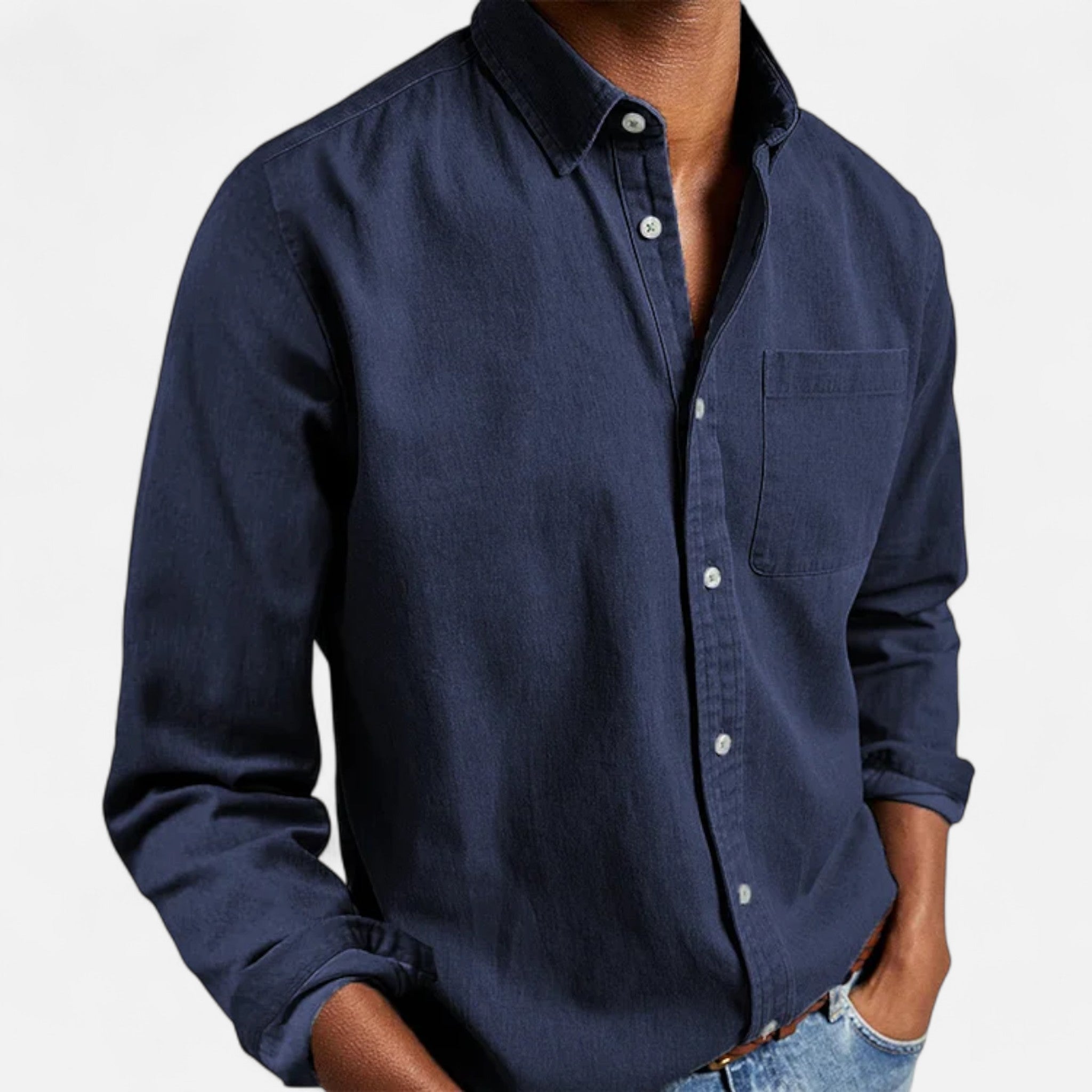 Eliaro Moda | Chemise Denim Homme Coton Premium Style Classique