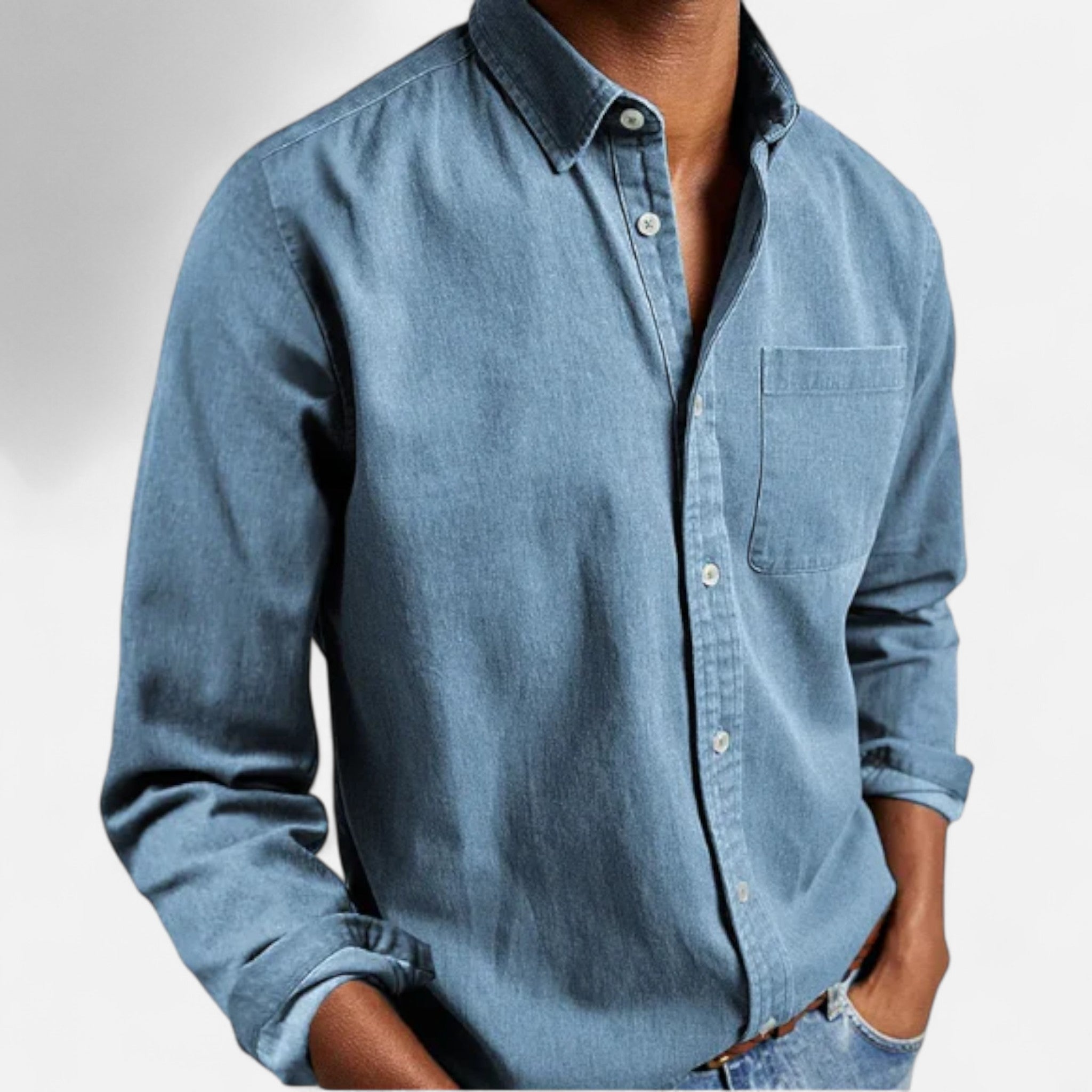Eliaro Moda | Chemise Denim Homme Coton Premium Style Classique