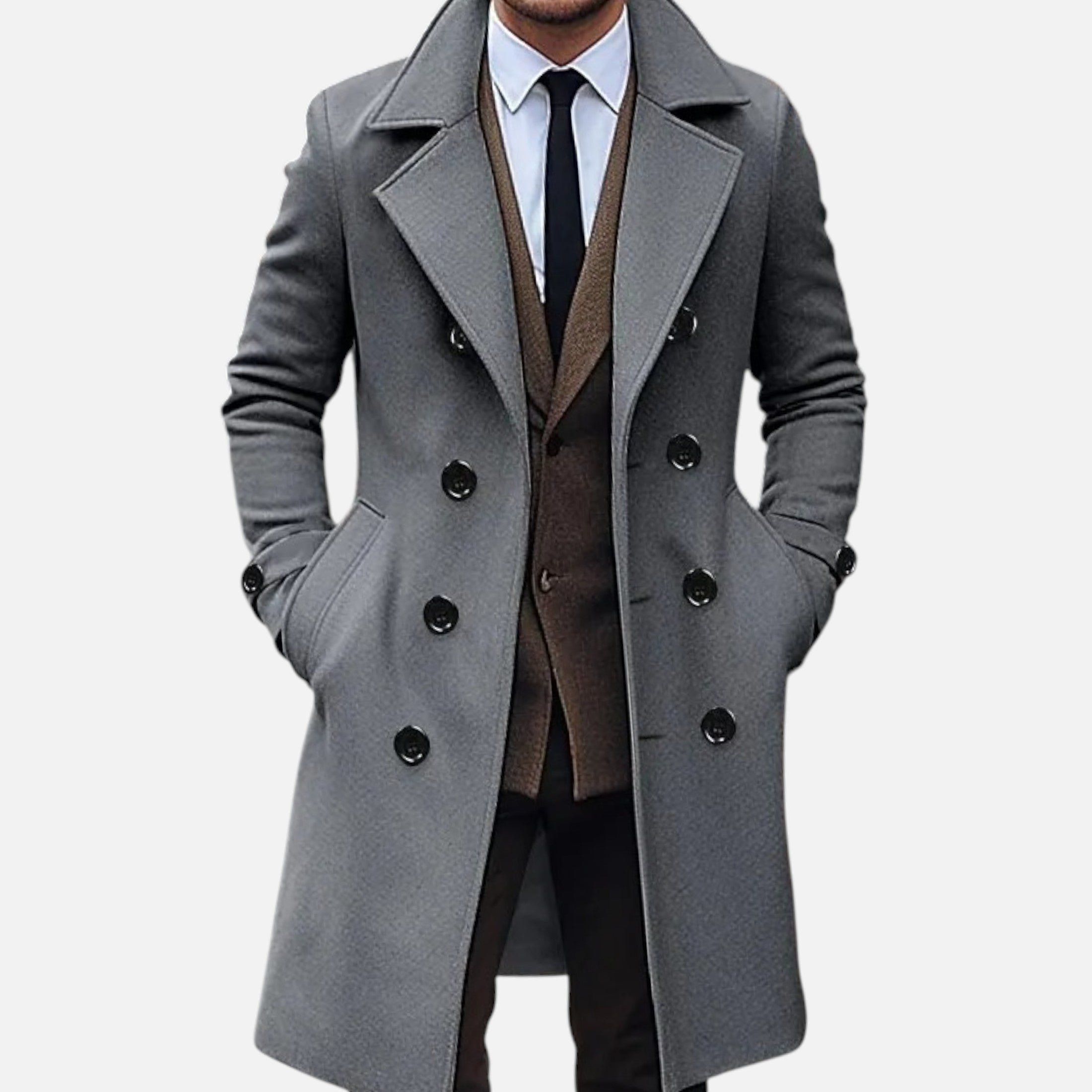 Eliaro Moda | Casaco Homem Inverno Dupla Abotoadura