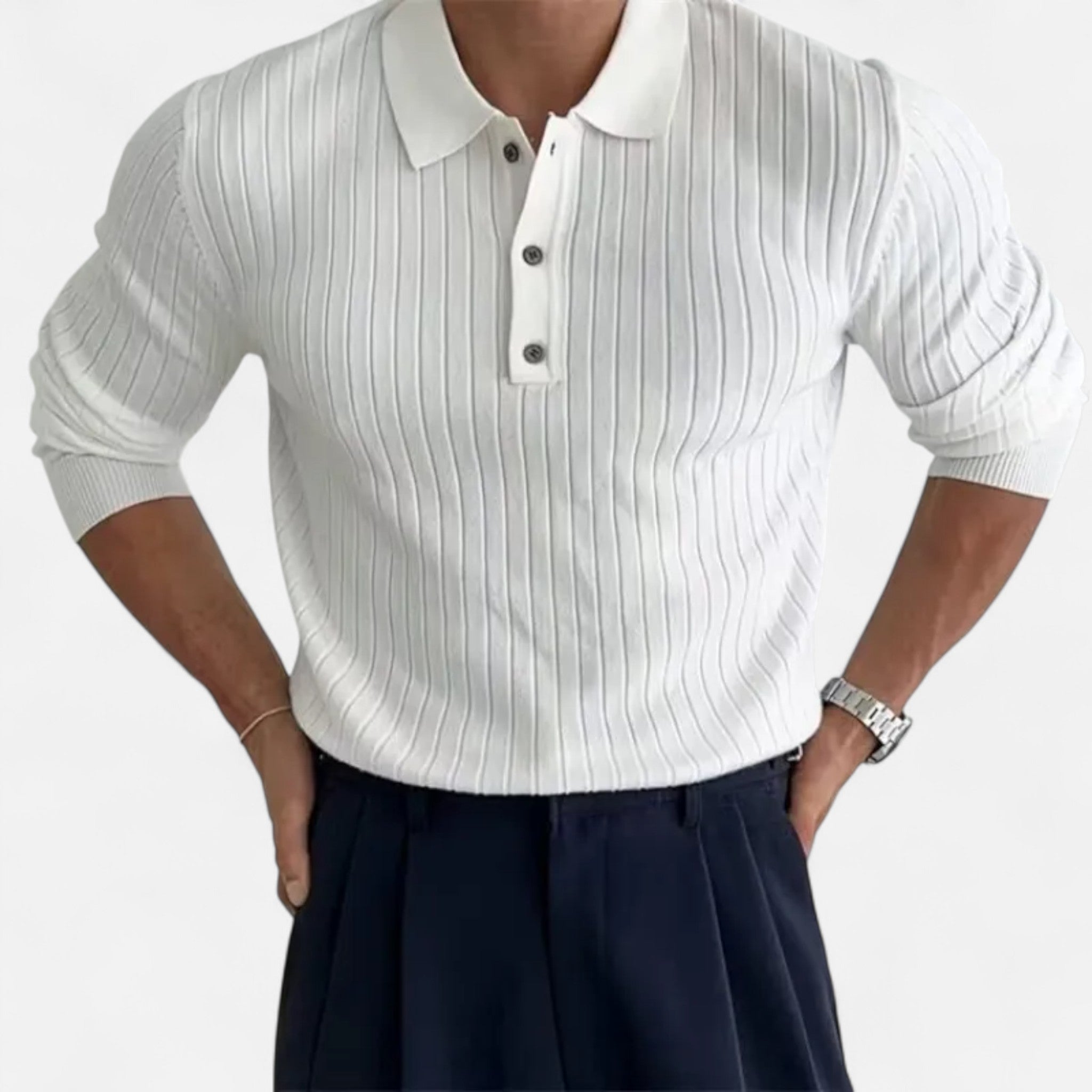 Eliaro Moda | Camisa Polo Hombre Elegancia Clásica en Punto Ligero