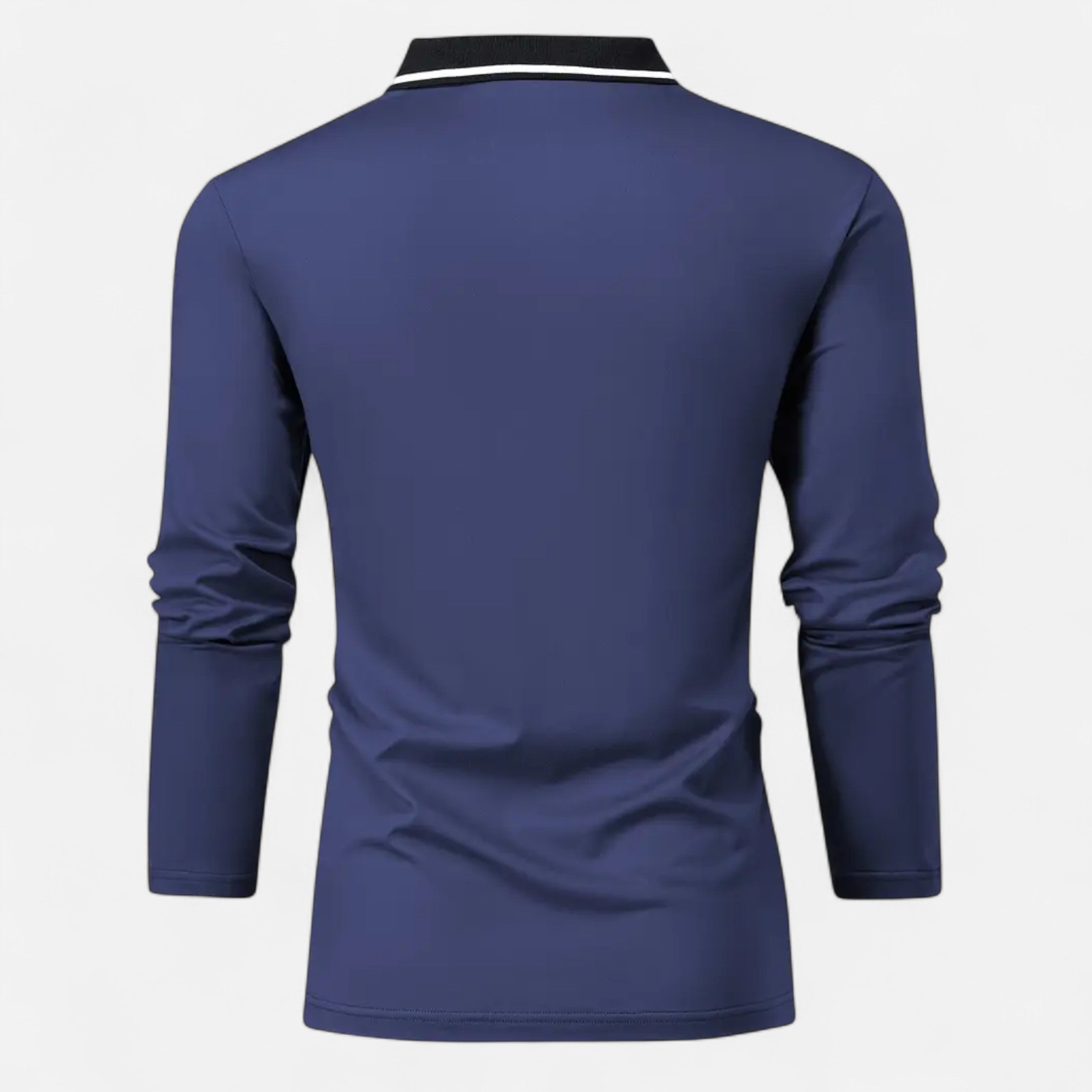 Eliaro Moda | Polo Homme Manches Longues Style Rugby Décontracté