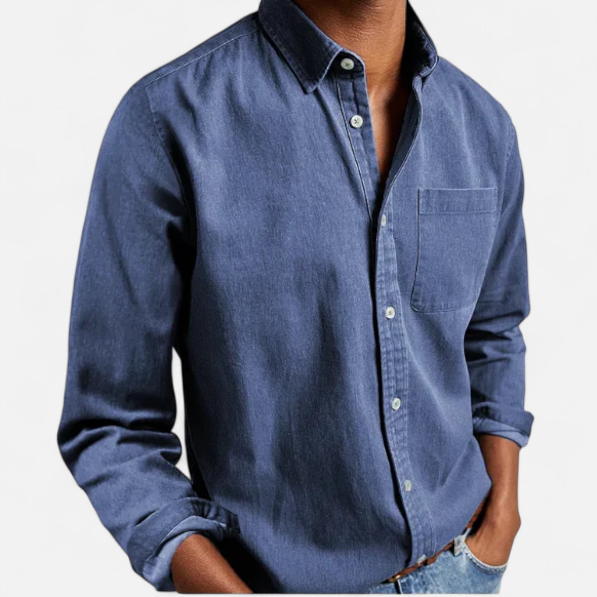 Eliaro Moda | Chemise Denim Homme Coton Premium Style Classique