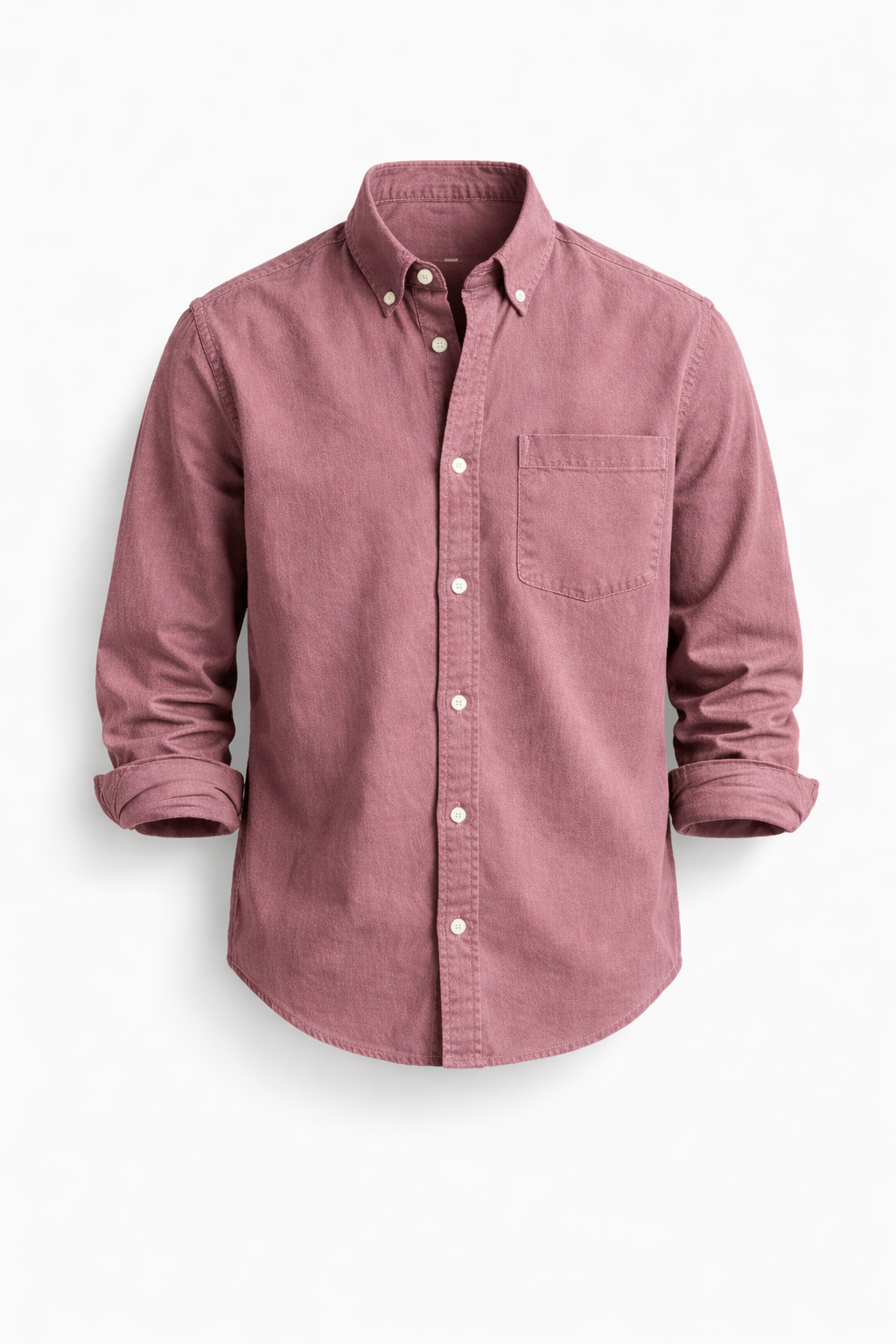 Camicia casual da uomo a manica lunga