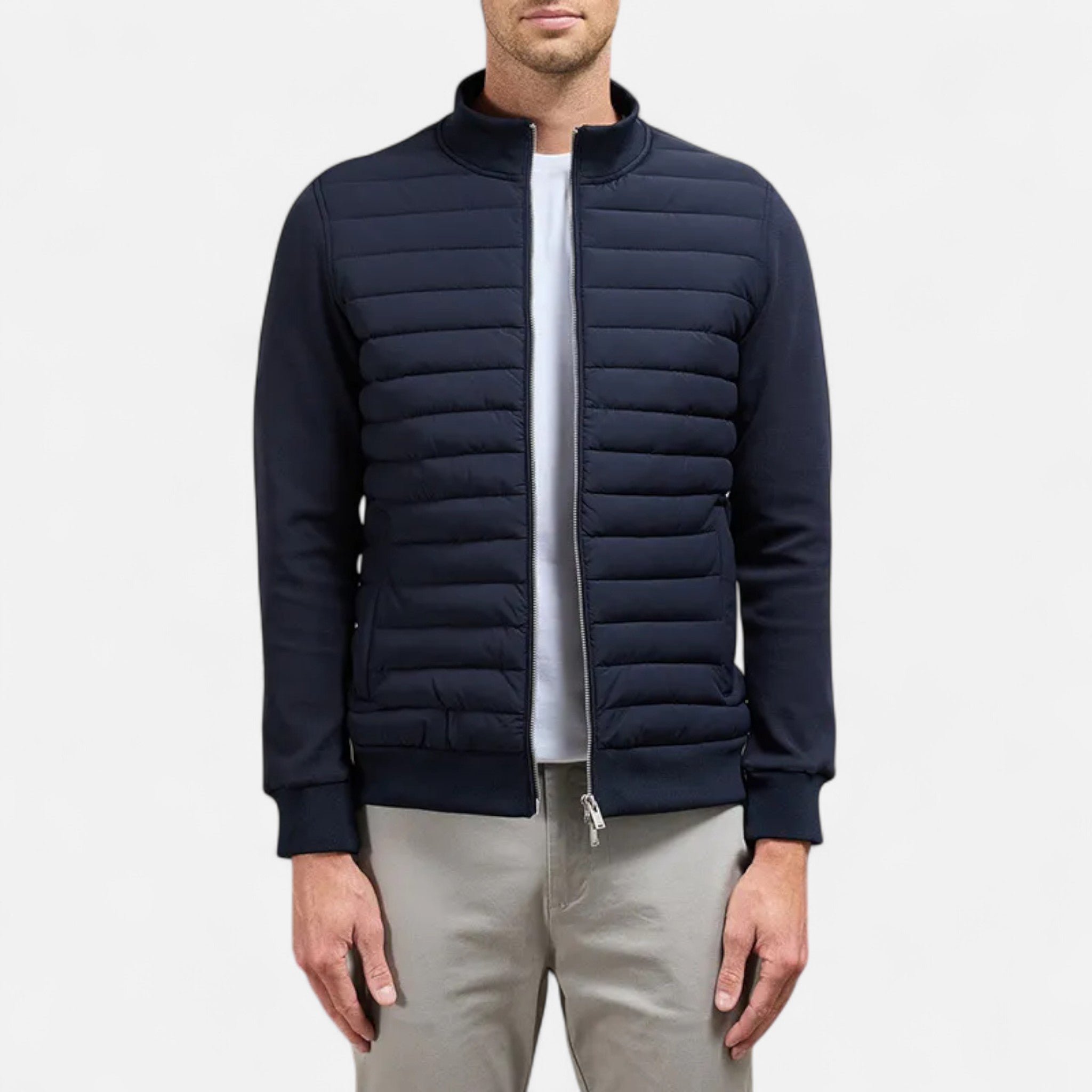 Eliaro Moda | Chaqueta Hombre Invierno Ligera Cuello Alto