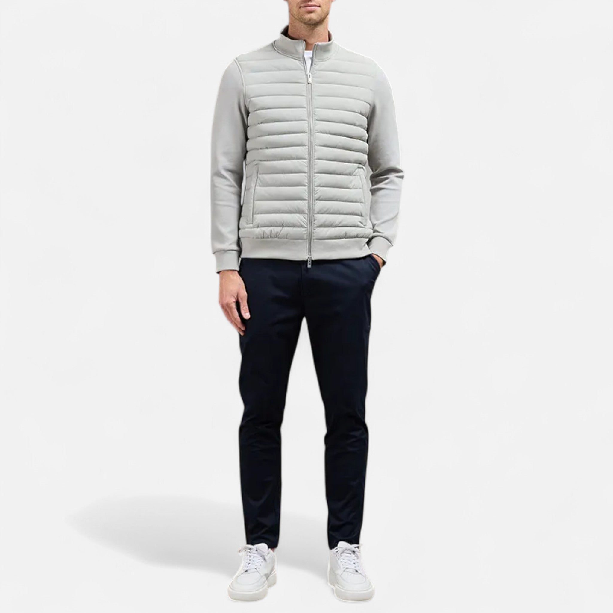 Eliaro Moda | Chaqueta Hombre Invierno Ligera Cuello Alto