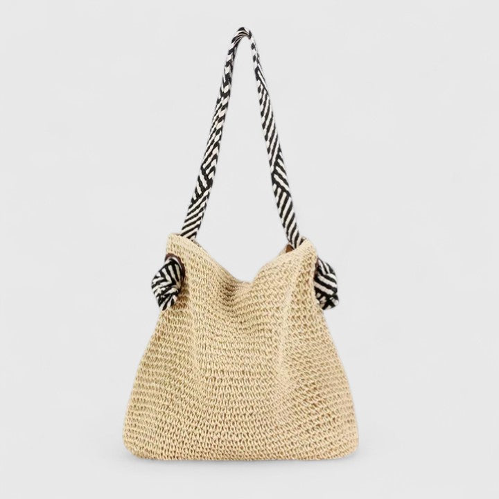 Borsa a spalla donna in tessuto shopper casual