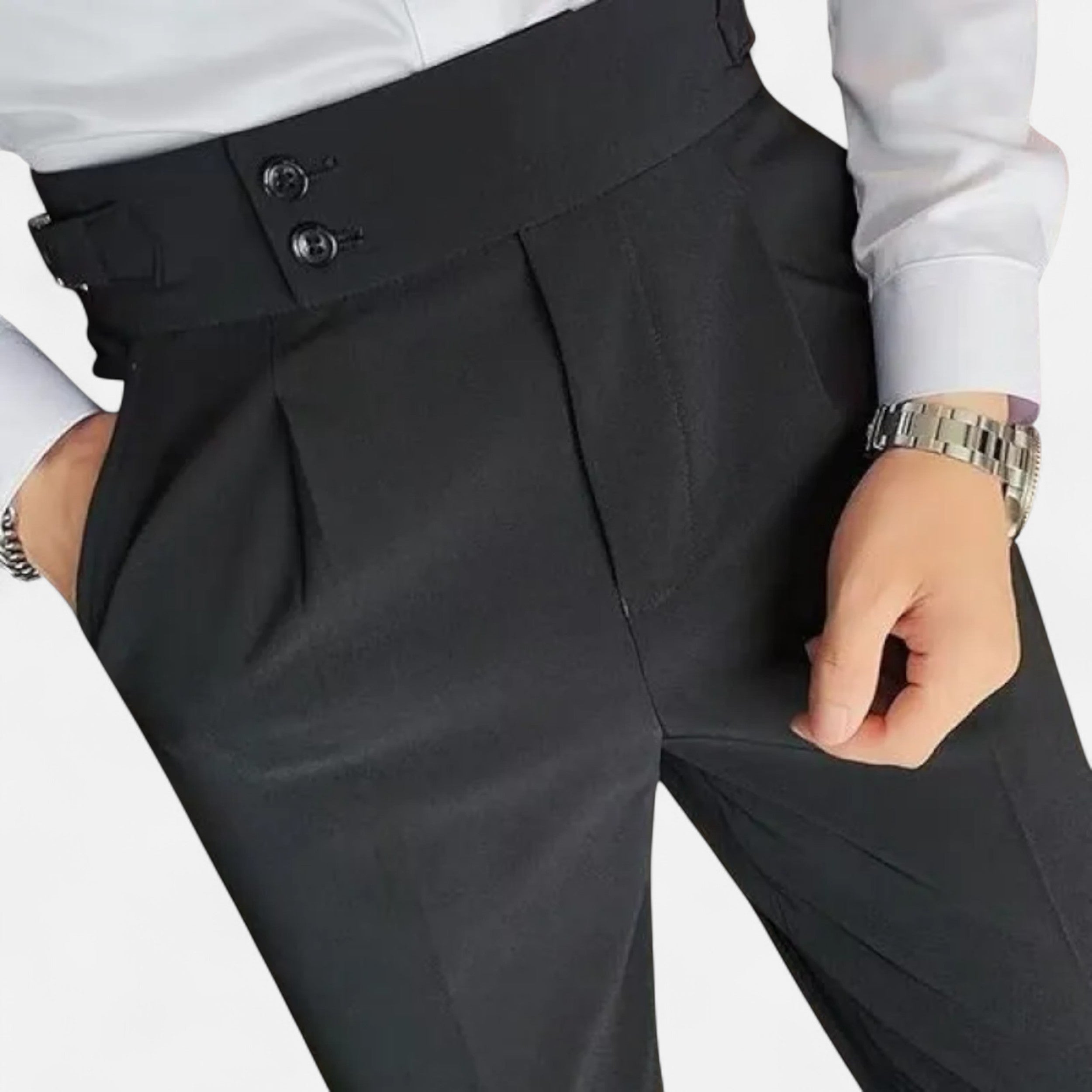 Eliaro Moda | Ανδρικά Κομψά Παντελόνια Αγγλικό Στυλ Λεπτή Εφαρμογή