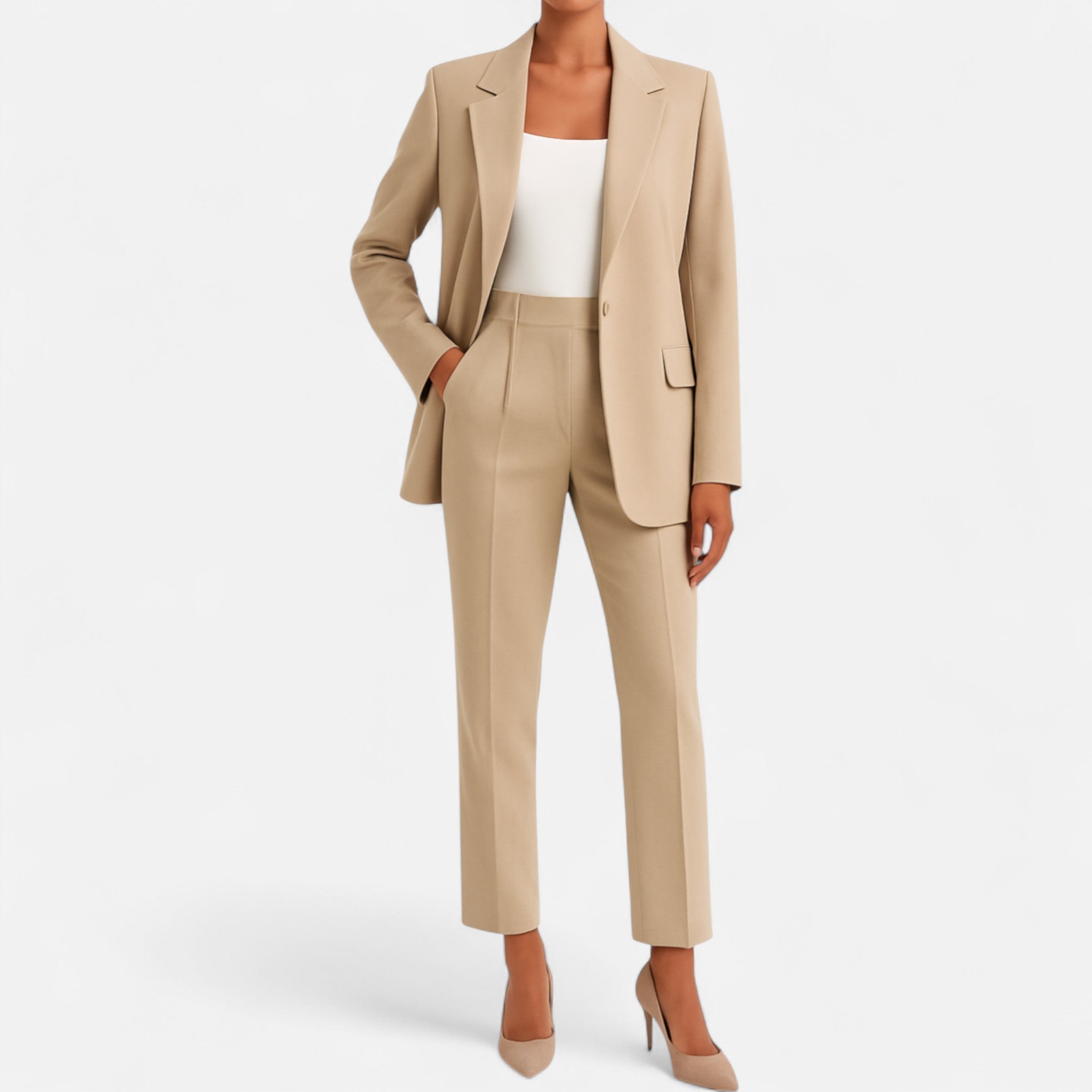 Women's blazer and pants suit — office
