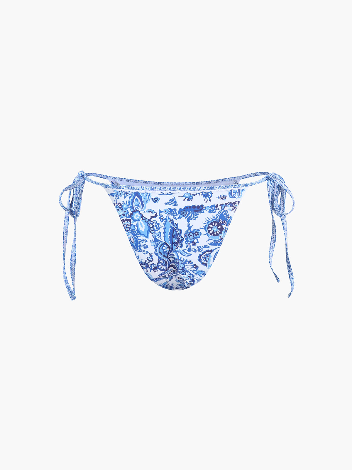 Biquíni de duas peças para mulher com decote halter e enchimento removível com estampado