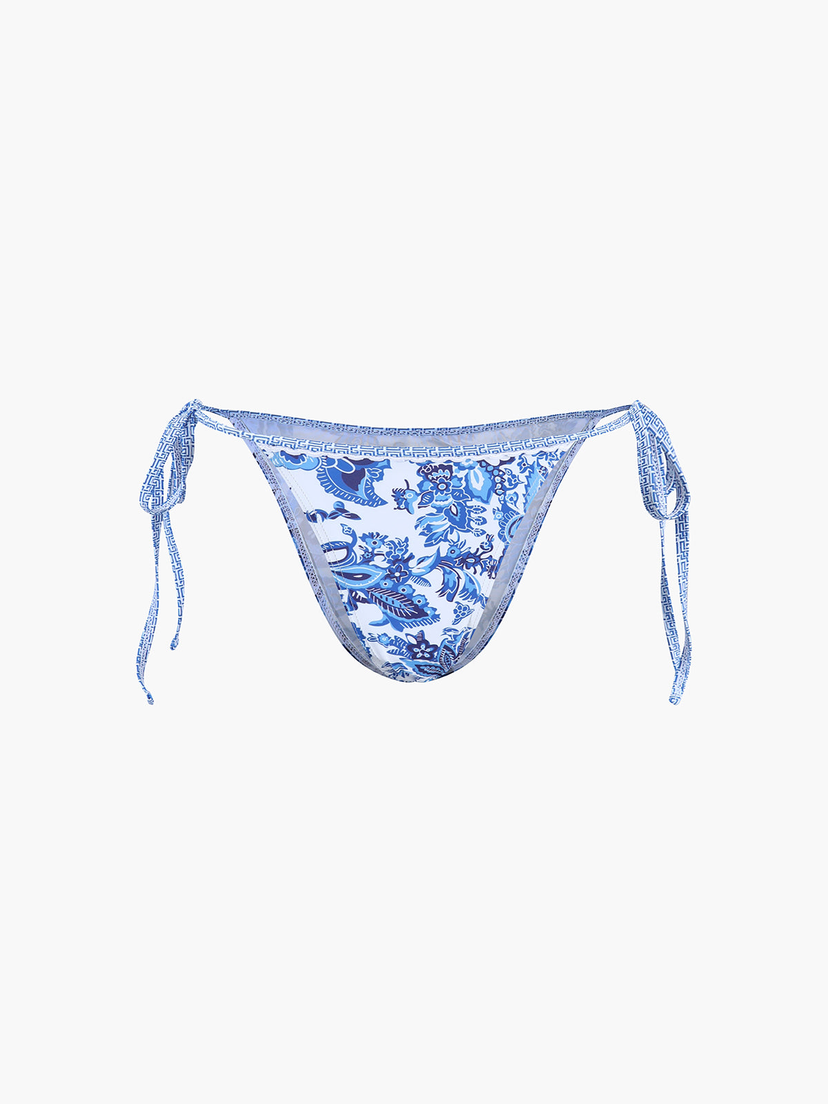 Biquíni de duas peças para mulher com decote halter e enchimento removível com estampado