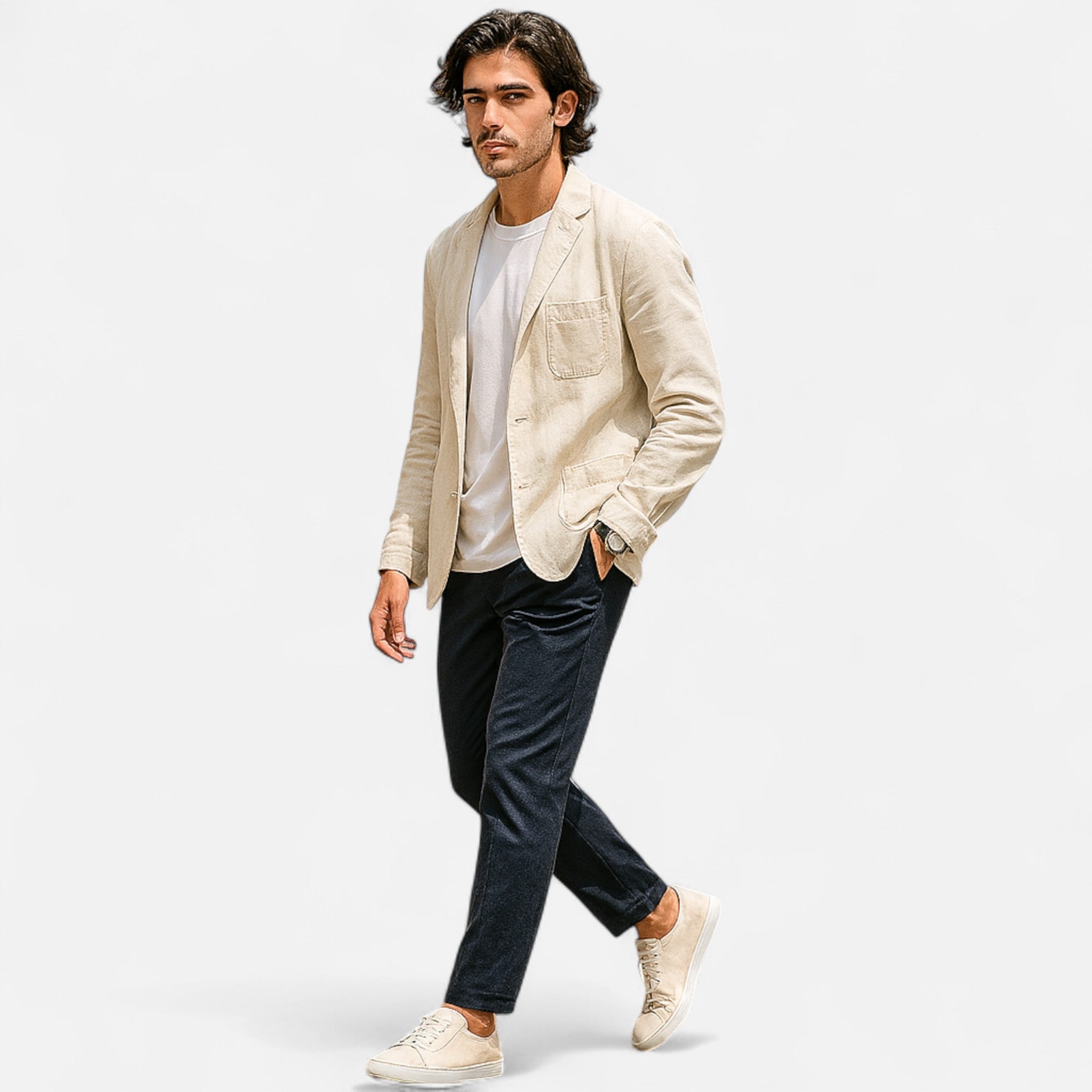 Eliaro Moda | Blazer Casual Uomo Eleganza Senza Tempo in Lino
