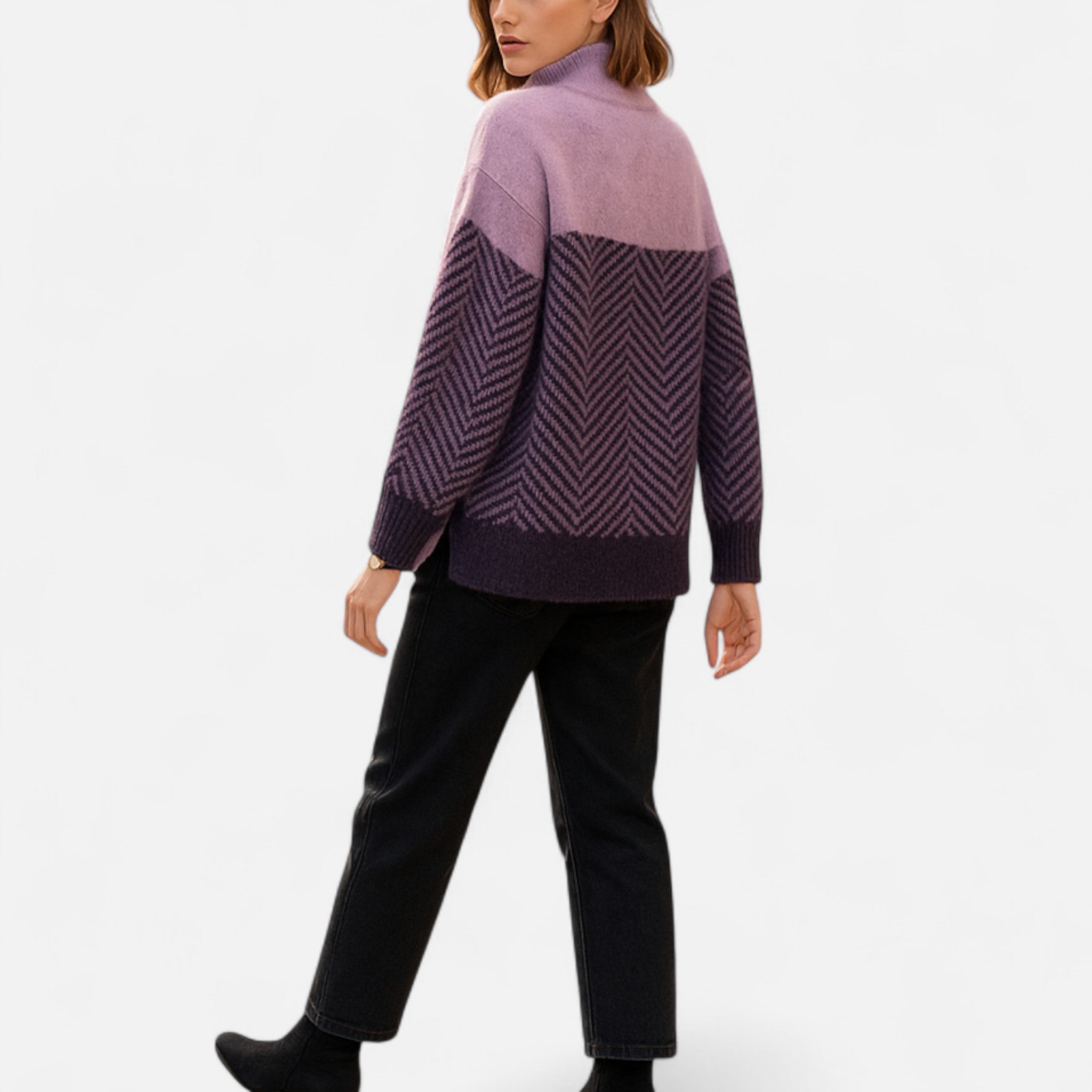 Eliaro Moda | Pull Femme Col Montant Cachemire Premium
