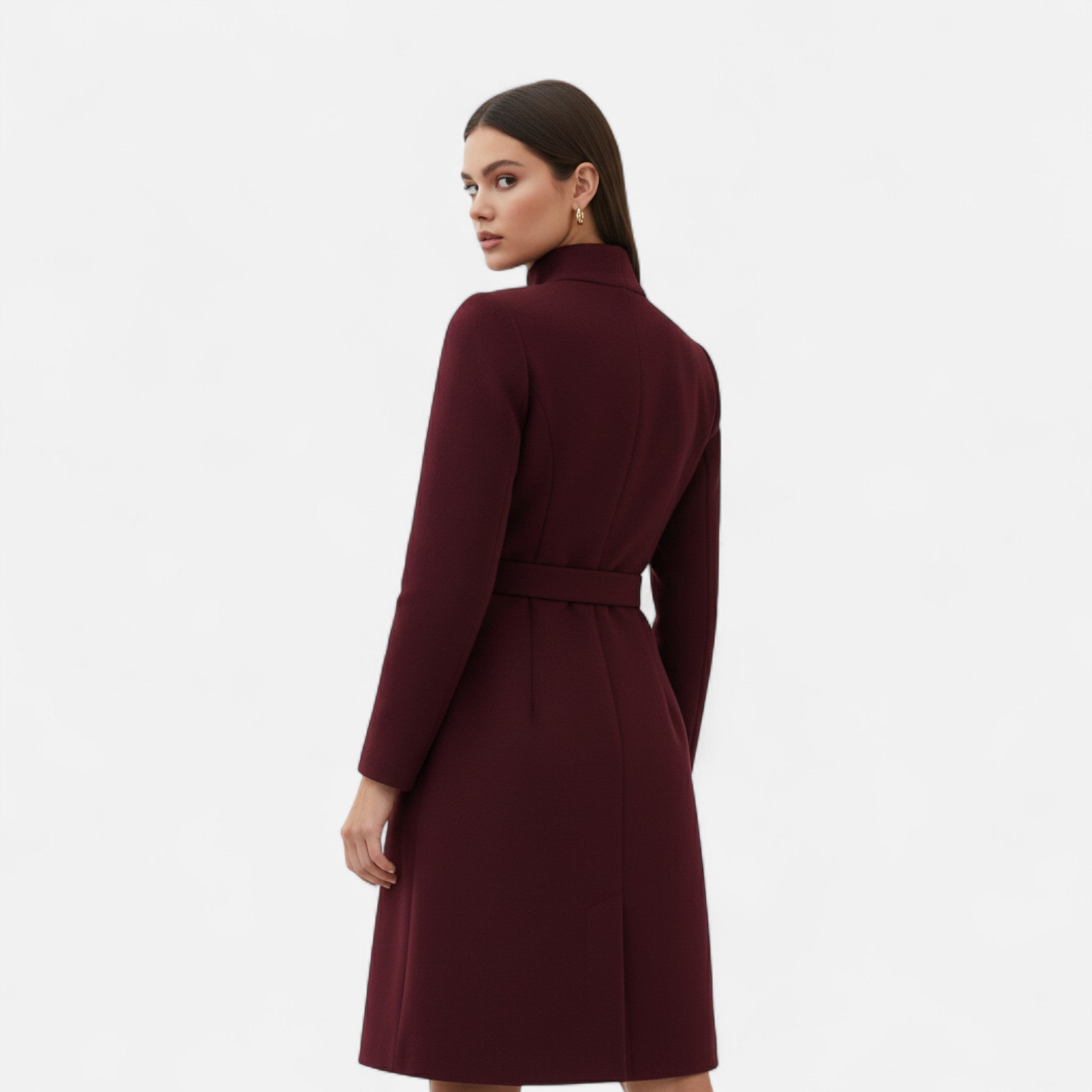 Eliaro Moda | Robe Femme Hiver Col Roulé Asymétrique