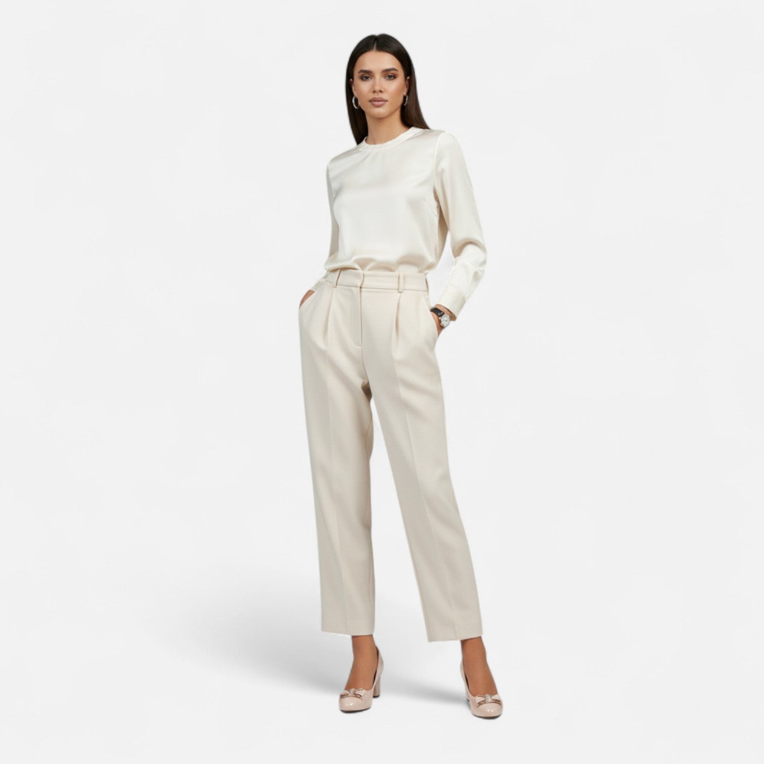 Eliaro Moda | Saltos Altos com Laço Cristal Mulher